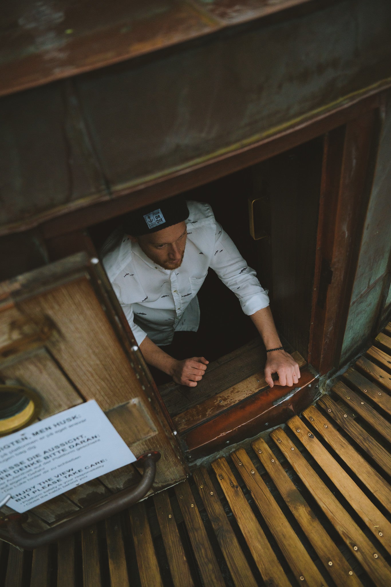 Lakor - Mackerel skjorte (hvid)