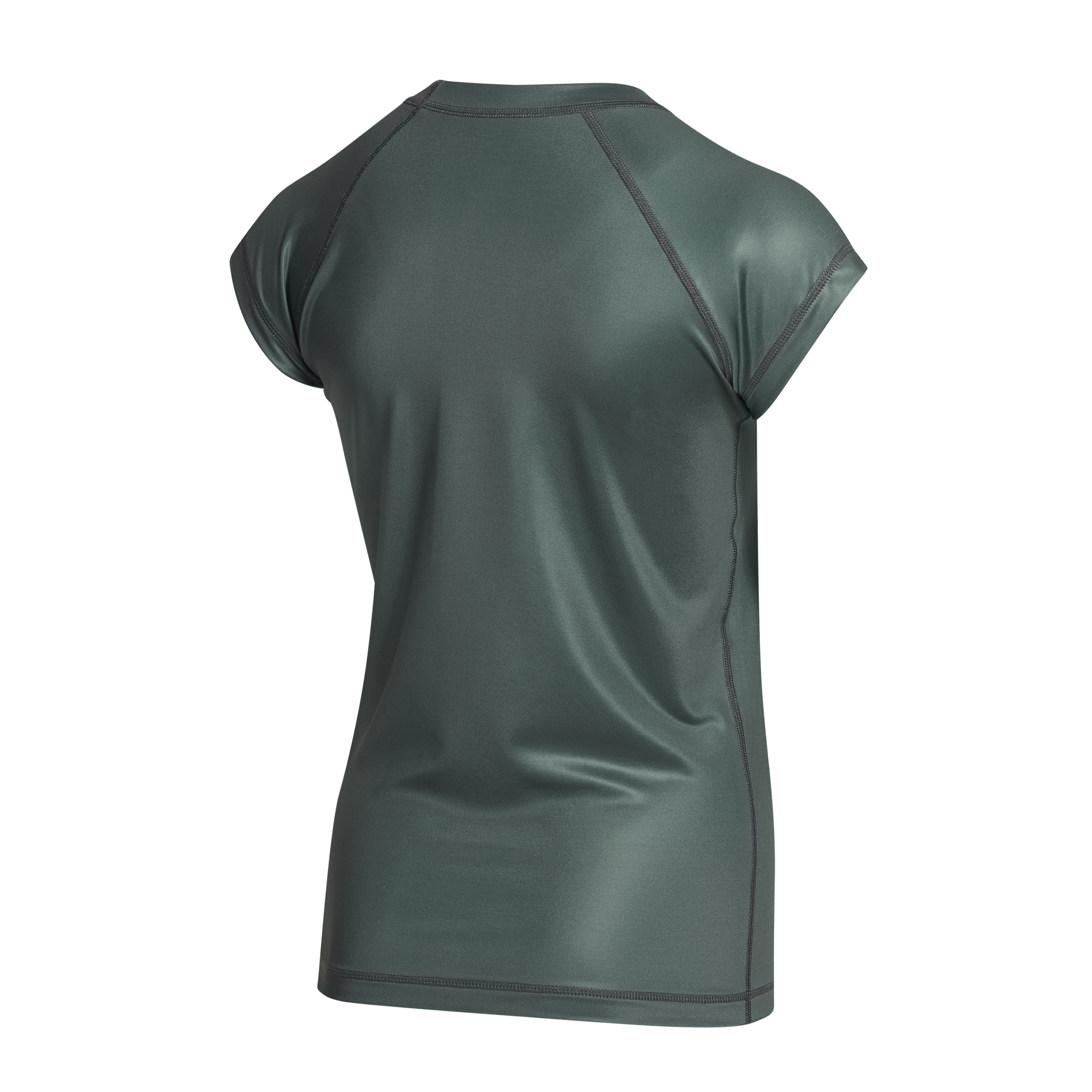 Mystic - Star S/S Rashvest Women - Dark Olive