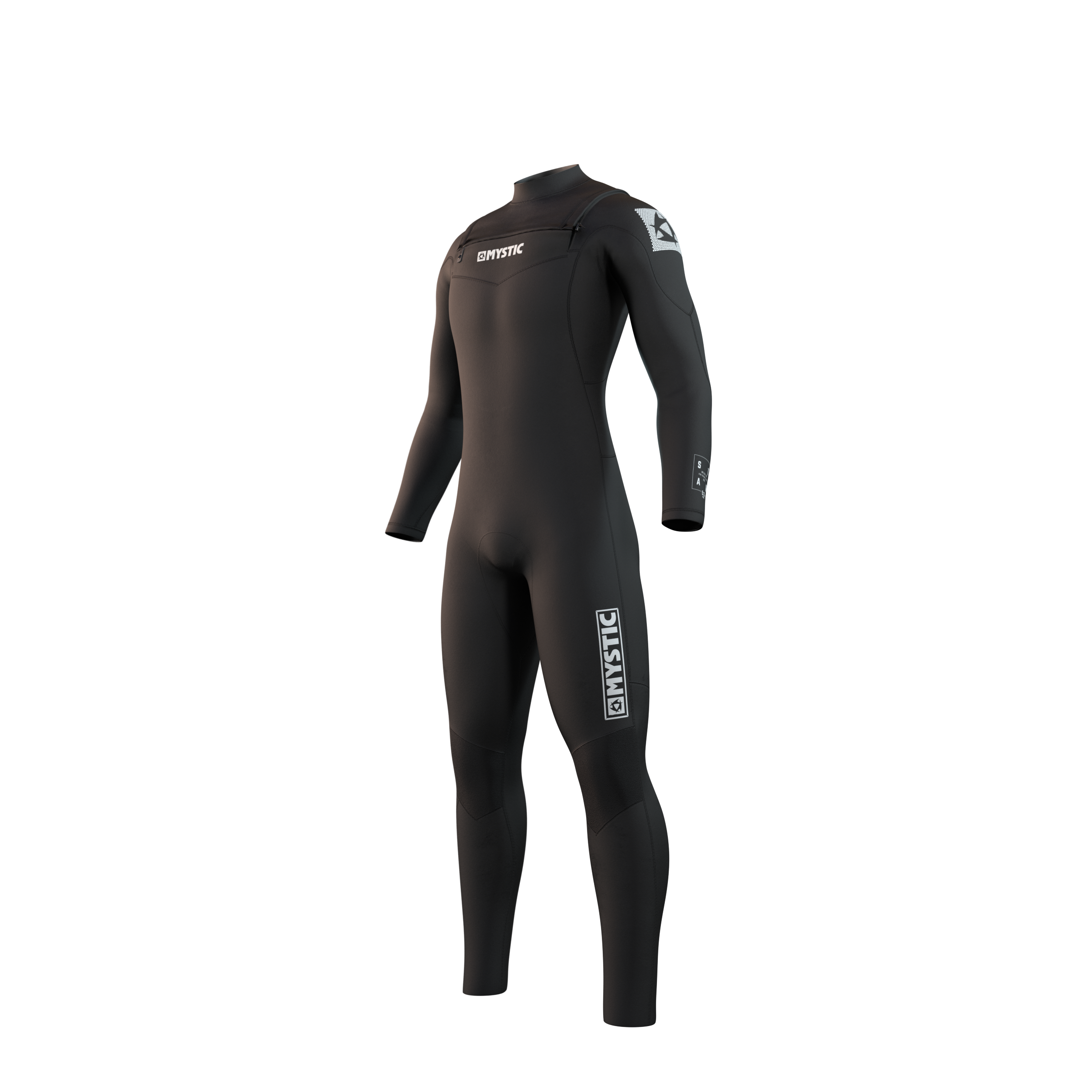 Mystic - Star Fullsuit 3/2mm Double Fzip - Black