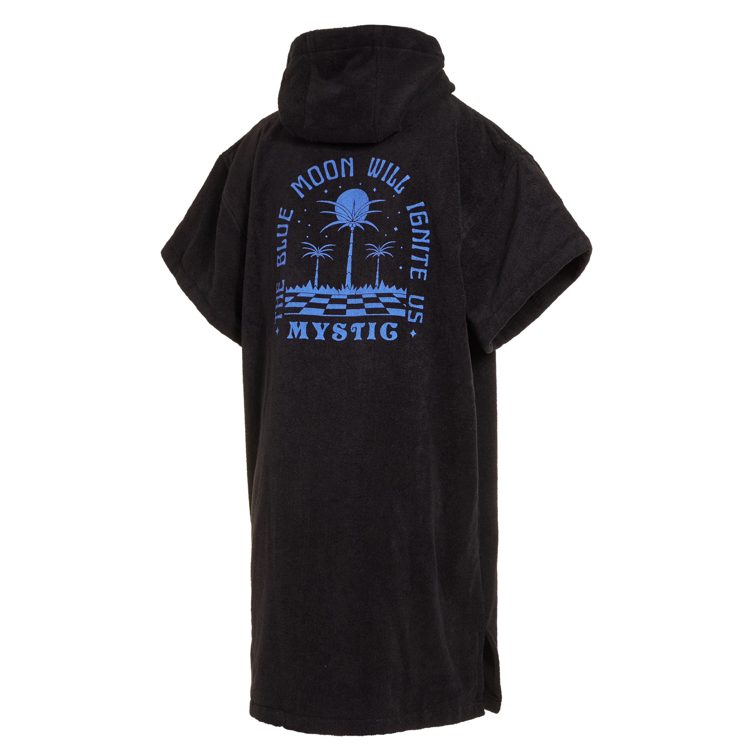 Mystic - Poncho Velours Artwork - Black