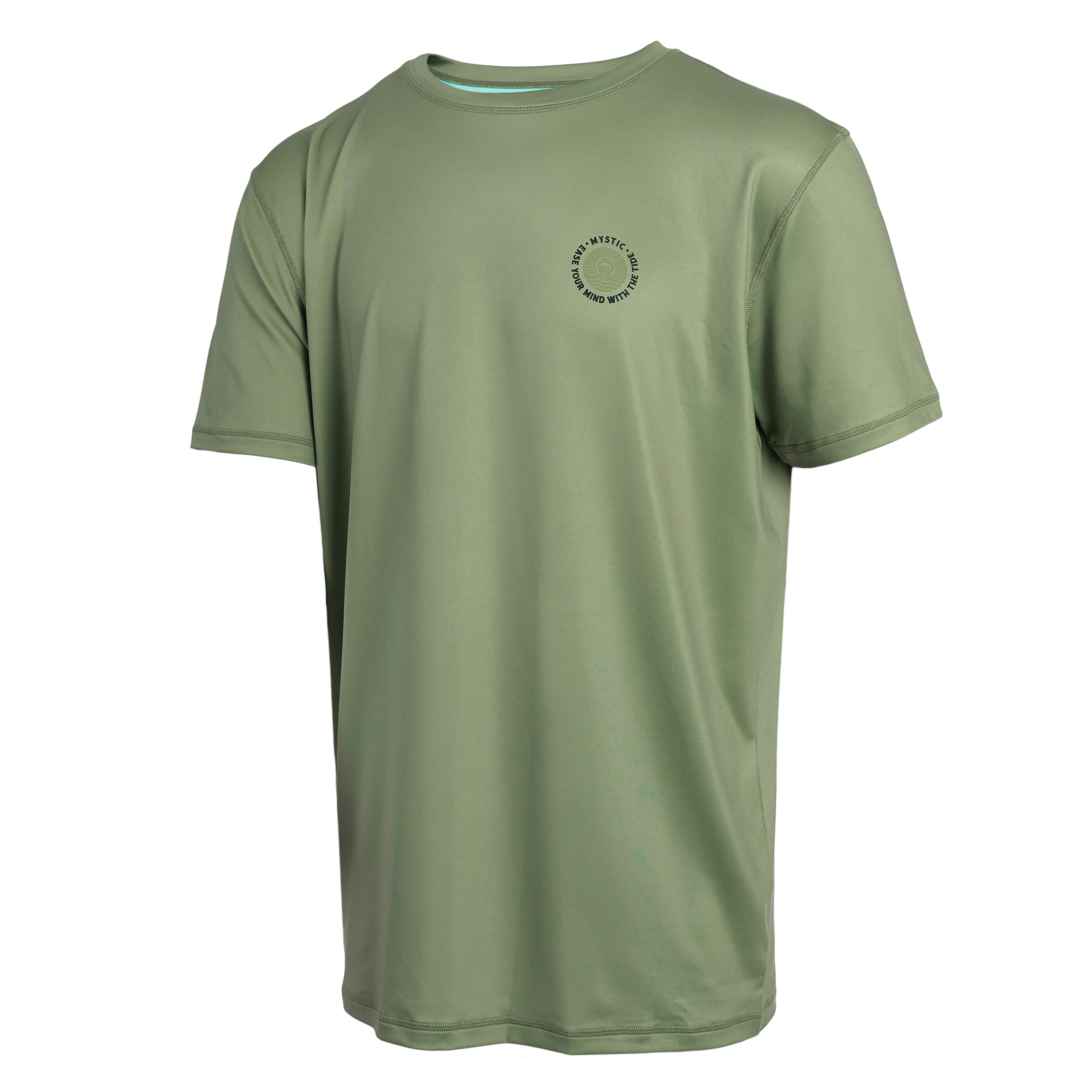 Mystic - Ease S/S Rashvest Loosefit - Olive Green