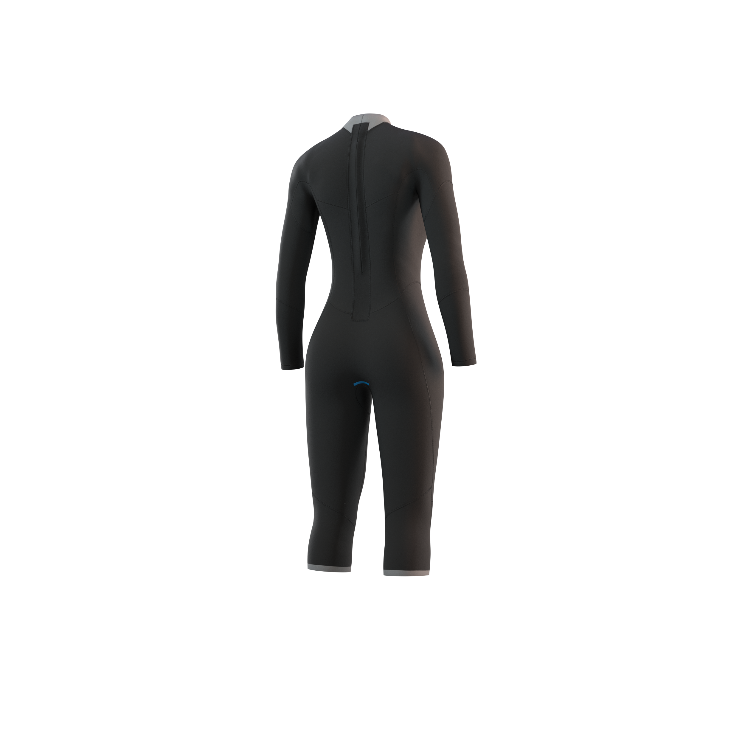 Mystic - Brand Longarm Shortleg 3/2mm Bzip Flatlock Women - Night Blue