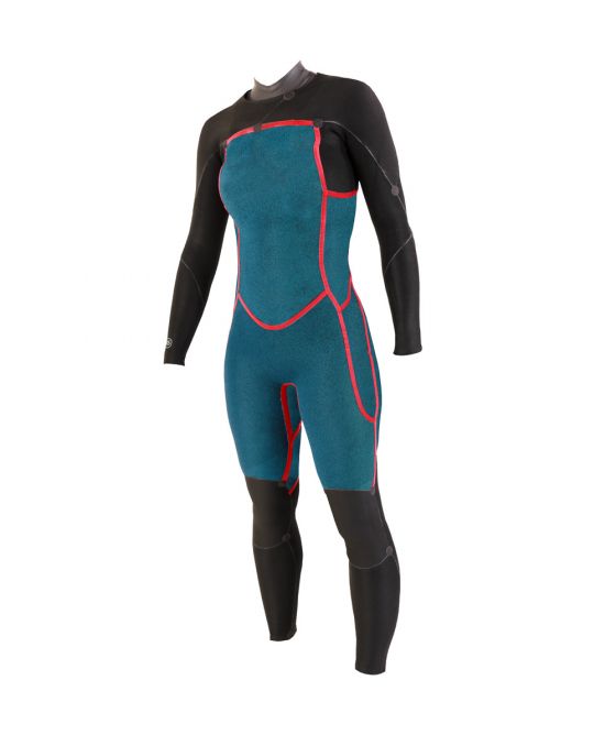 Sooruz Fullsuit DIVINE 5/4/3 Front-Zip OYSTERPRENE Blue Våddragt