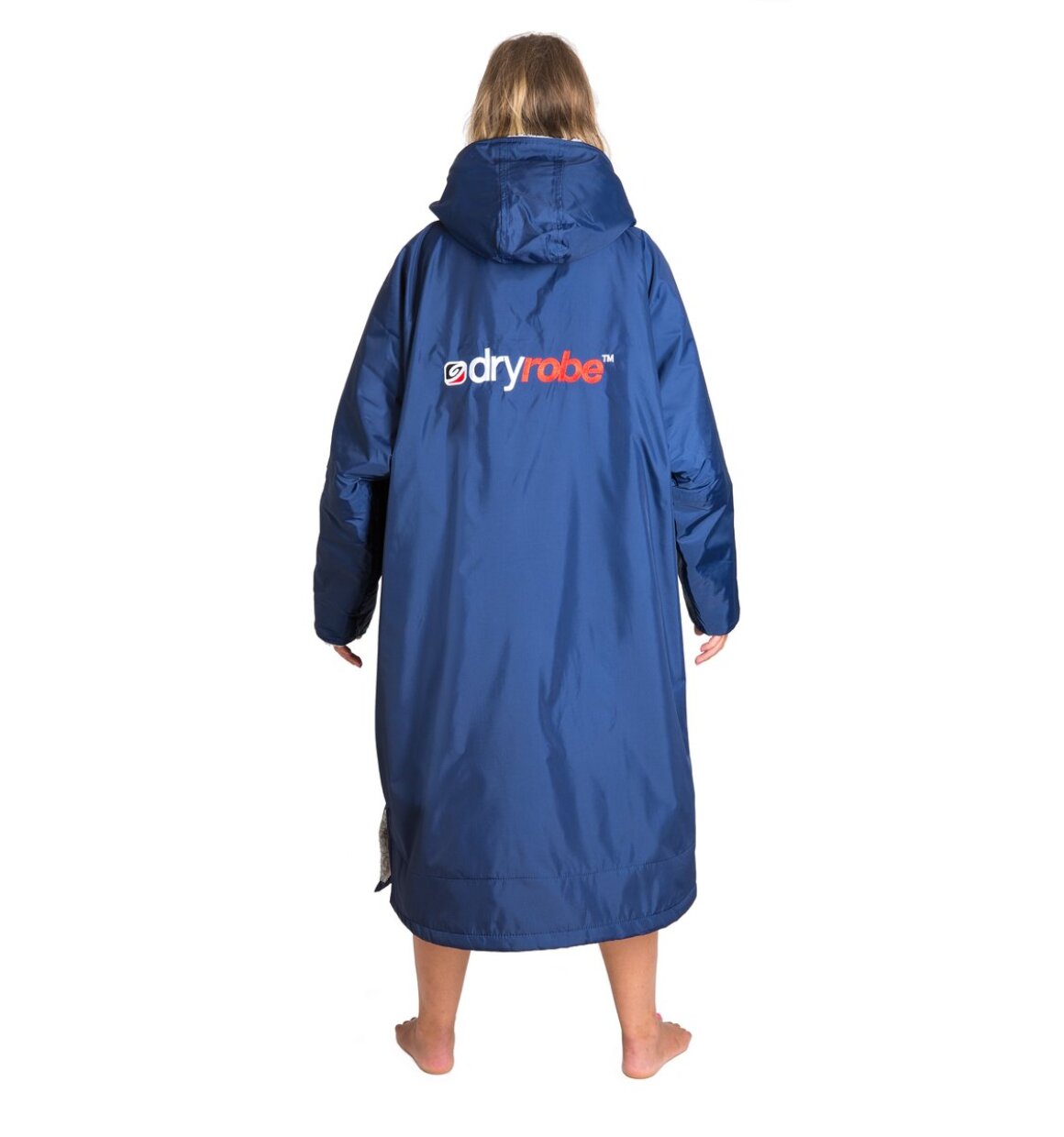 Dryrobe advance long sleeve poncho | voksne | navy/grey