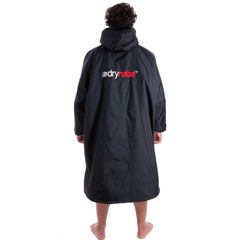 Dryrobe advance long sleeve poncho | voksne | black/grey