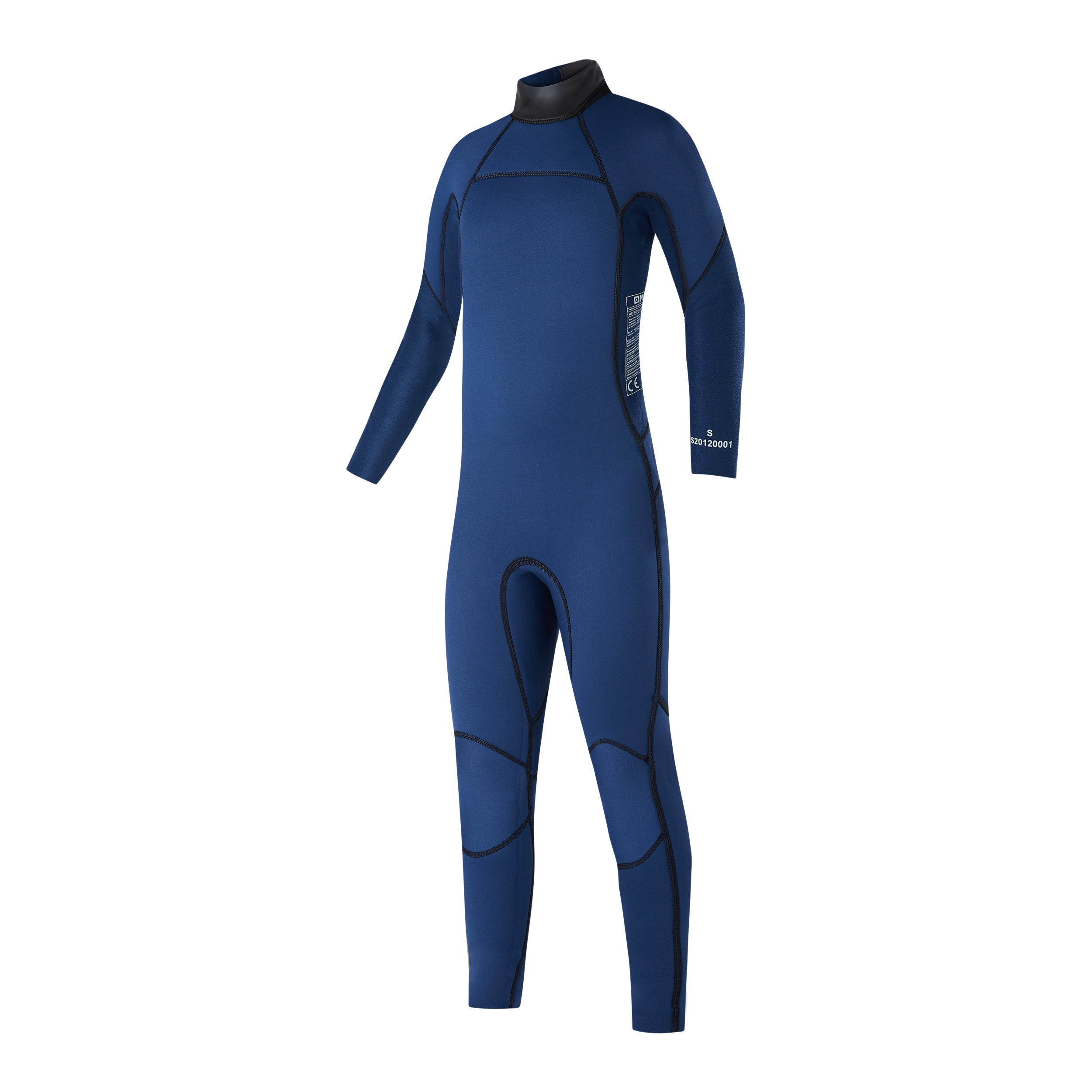 Mystic - Star Fullsuit 3/2mm Bzip Flatlock Kids - Black