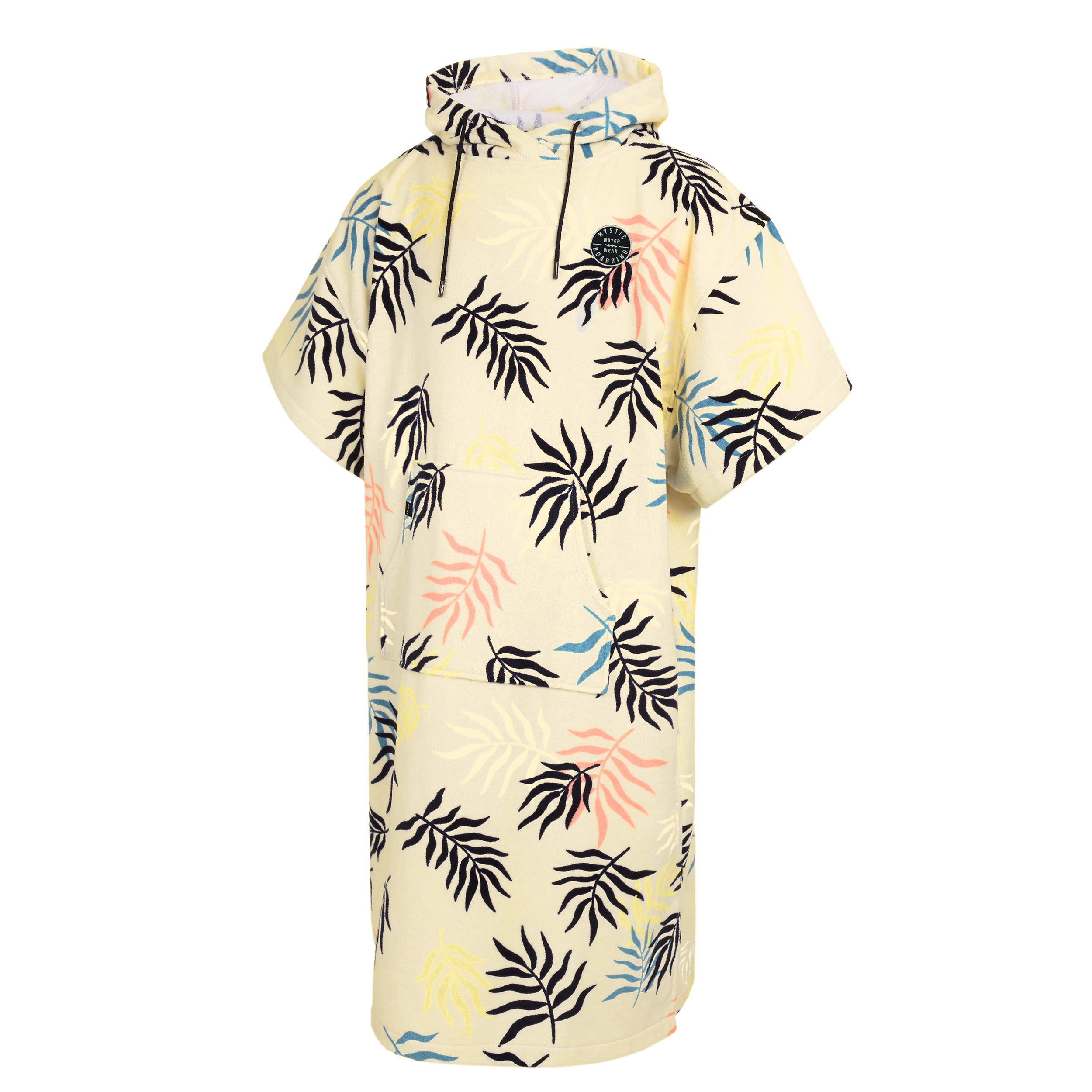 Mystic - Poncho Velours AOP - Pastel Yellow