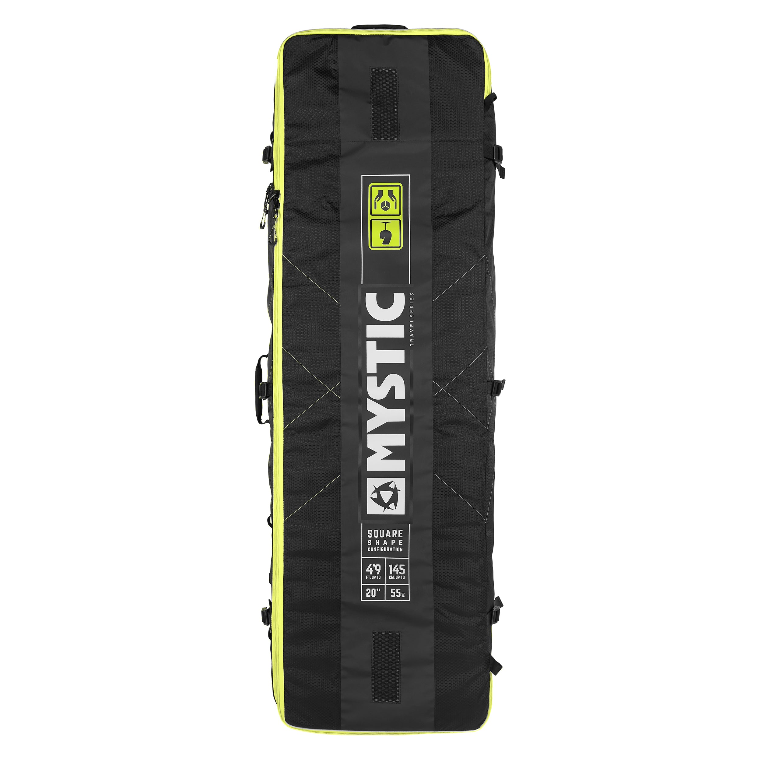 Mystic elevate lightweight square boardbag med hjul