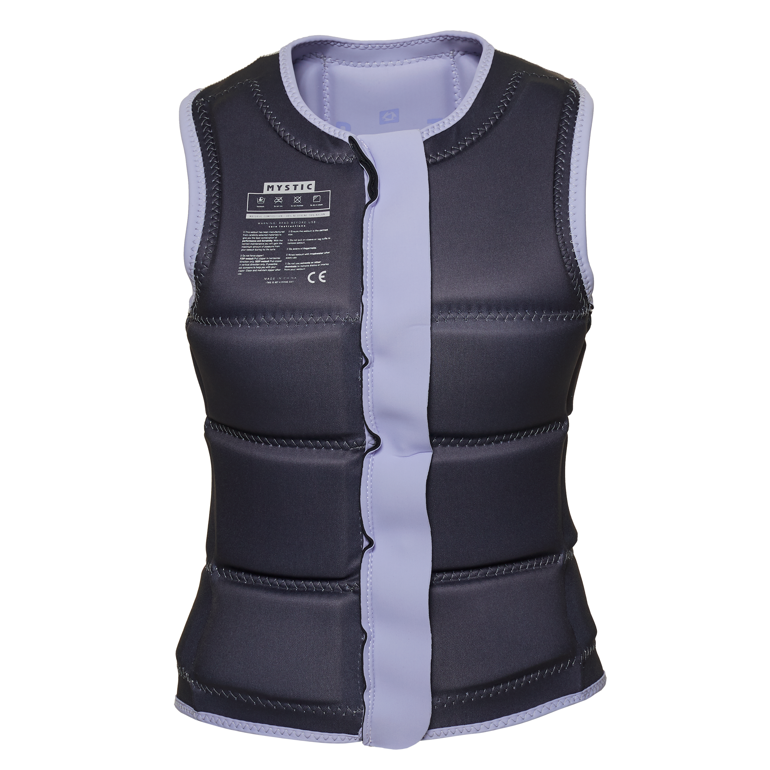 Mystic - Star Impact Vest Fzip Wake Women - Pastel Lilac