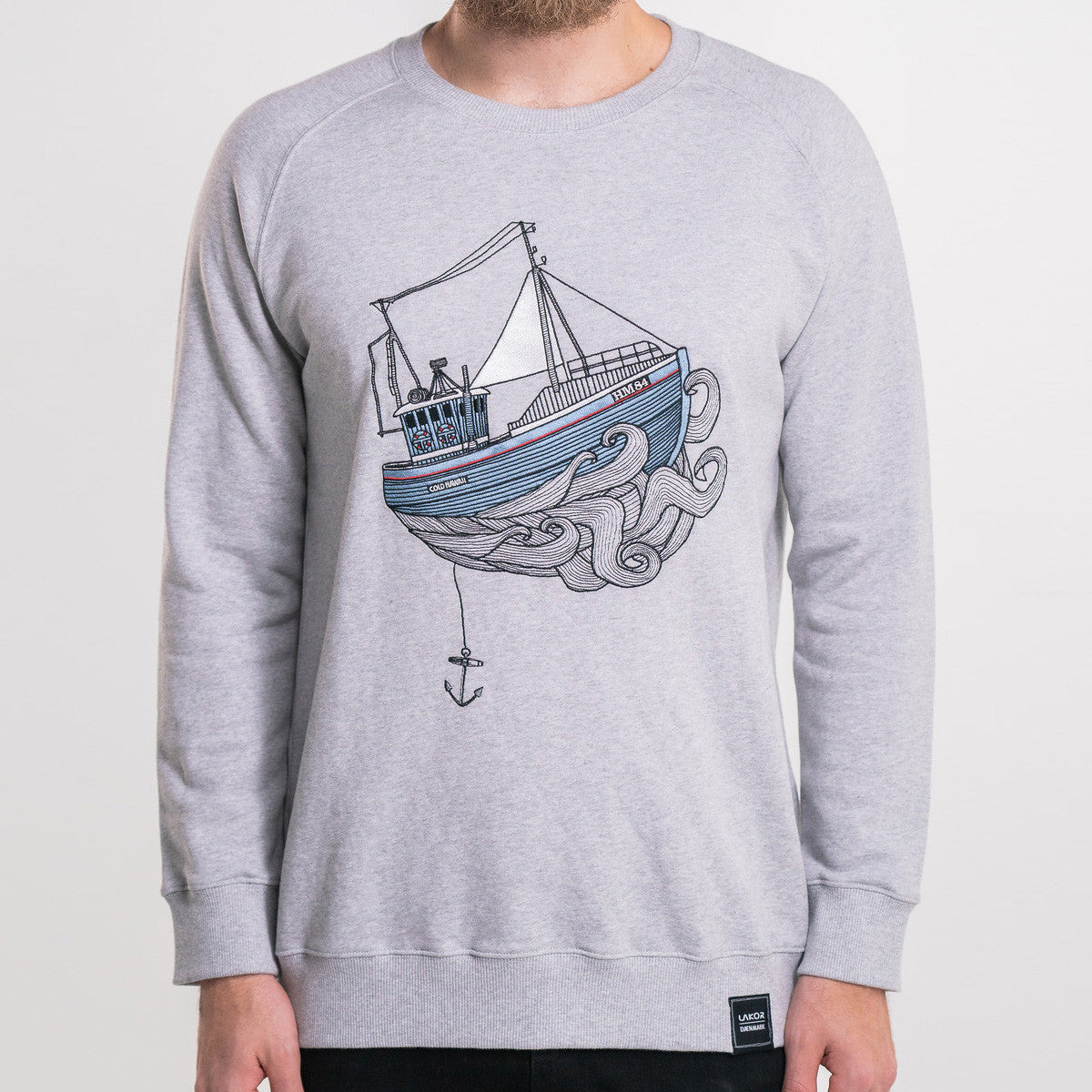Lakor - Kutter Crewneck (Light grey melange)