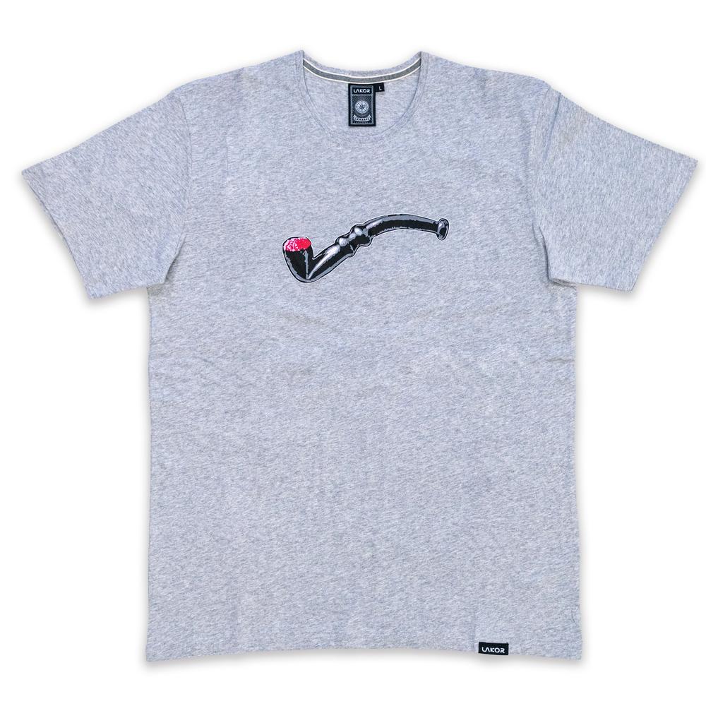 Lakor - Cloetta lakridspibe light grey T-shirt
