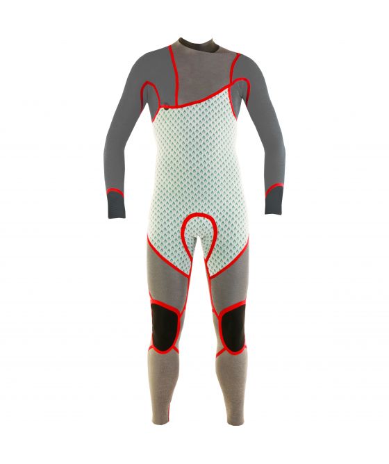 Sooruz Fullsuit GURU PRO 5/4/3 Chest-Zip OYSTERPRENE