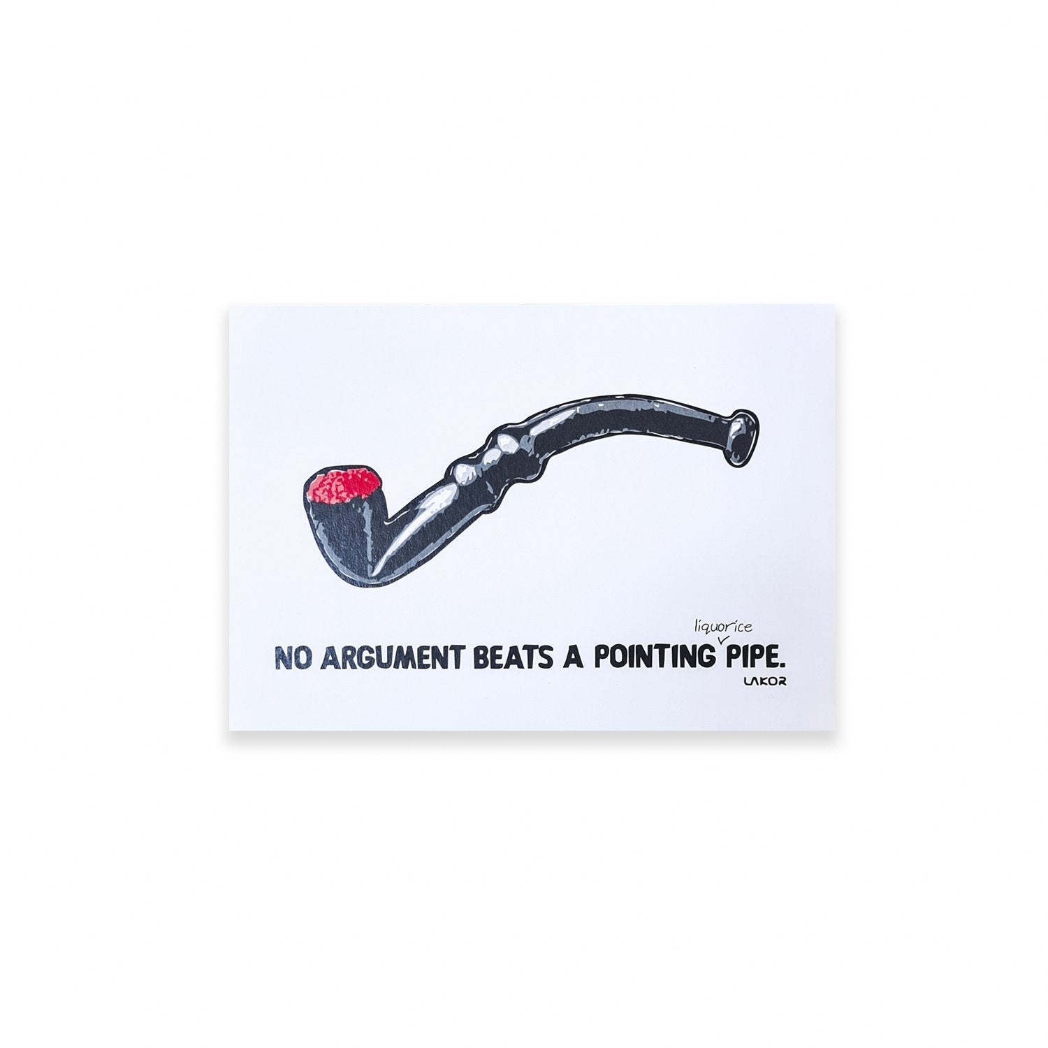 Lakor - Lakridspibe Postkort