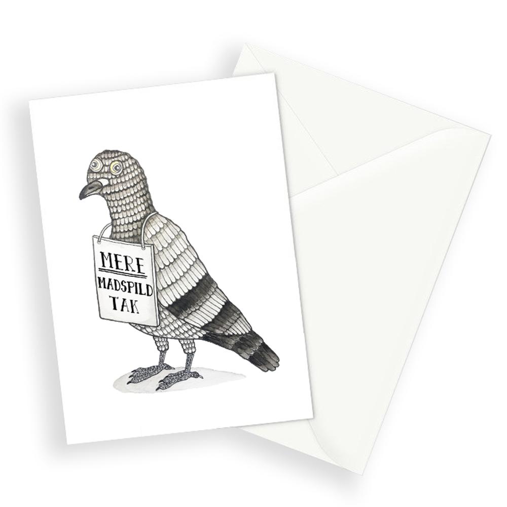 Lakor - Mere Madspild Tak! Postkort