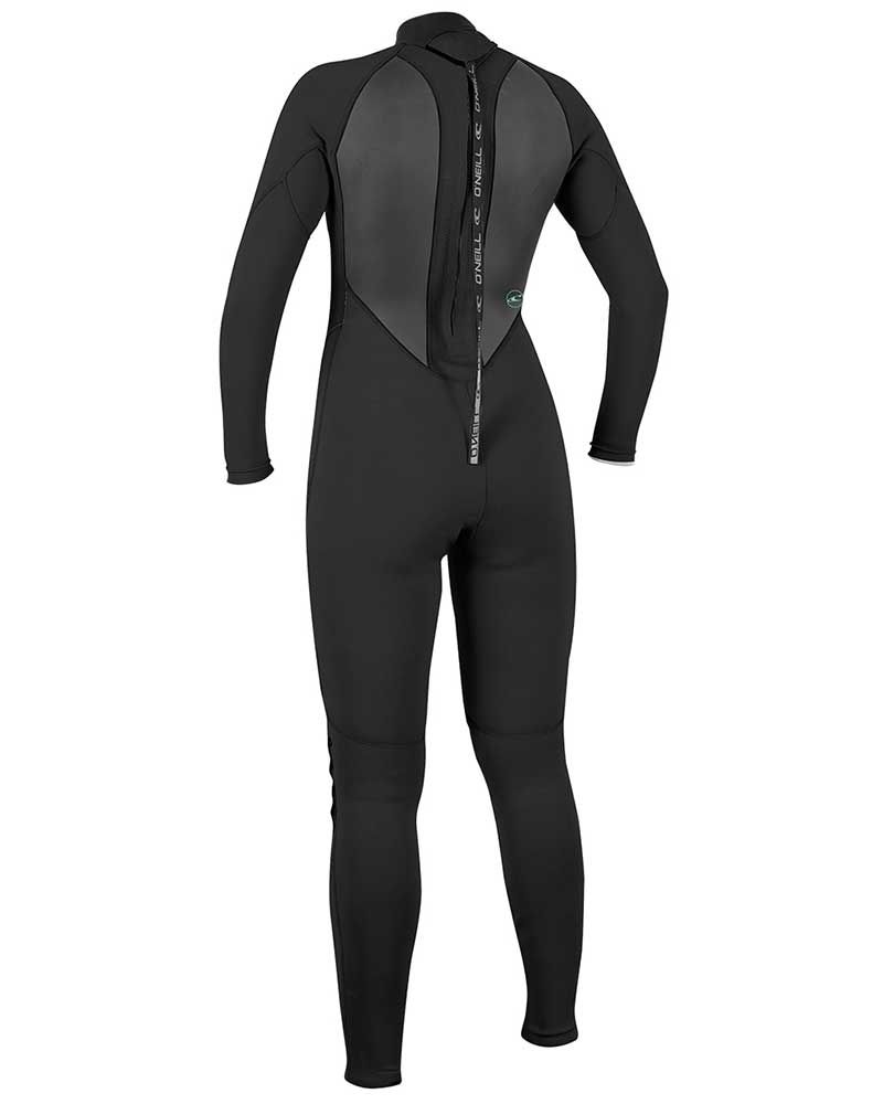 O'NEILL Womans Reactor II 3/2mm Back Zip Black Våddragt