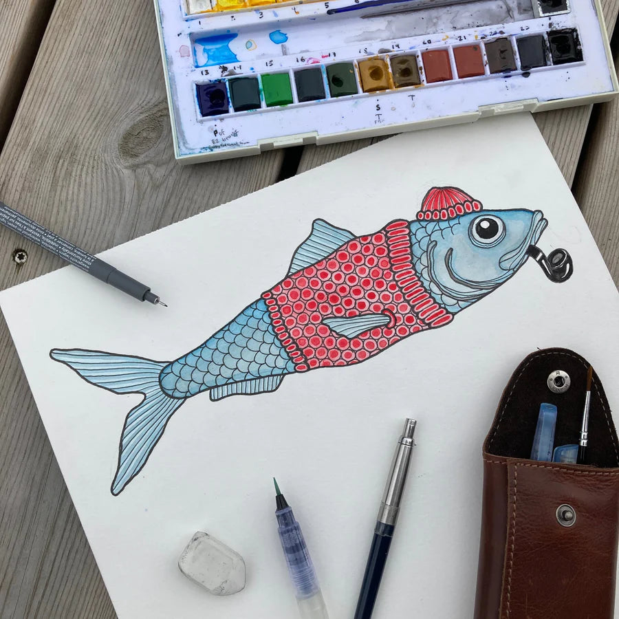 Lakor - Red Herring - Black T-shirt