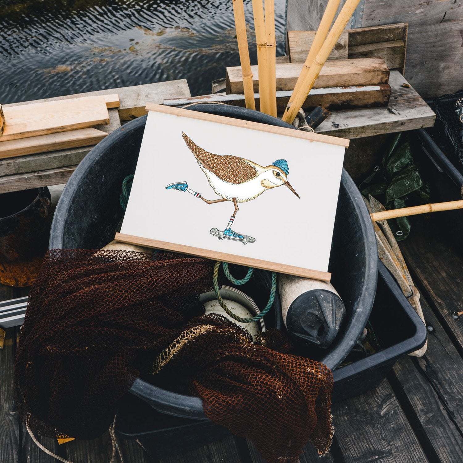 Lakor - Sandpiper Skate Plakat