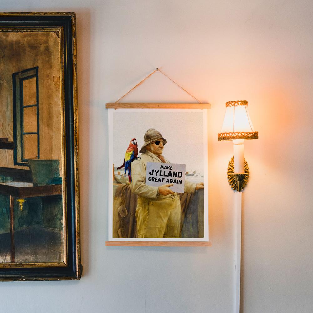 Lakor - Make jylland great again Plakat