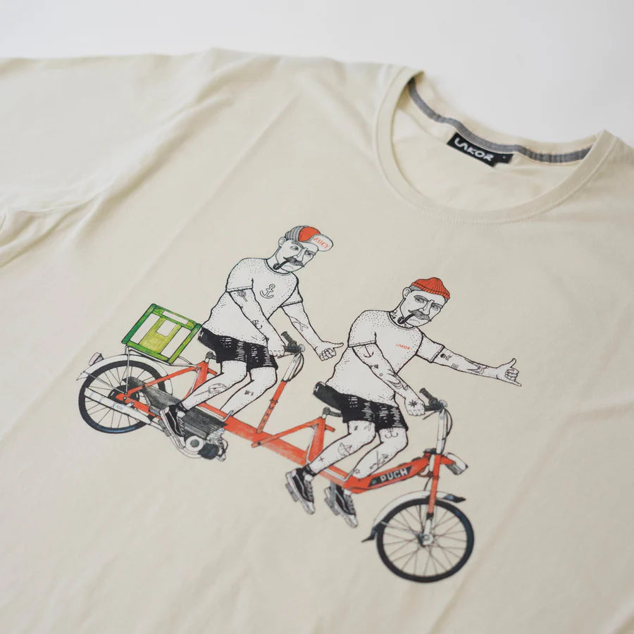 Lakor - Twin Puch - Off White T-shirt
