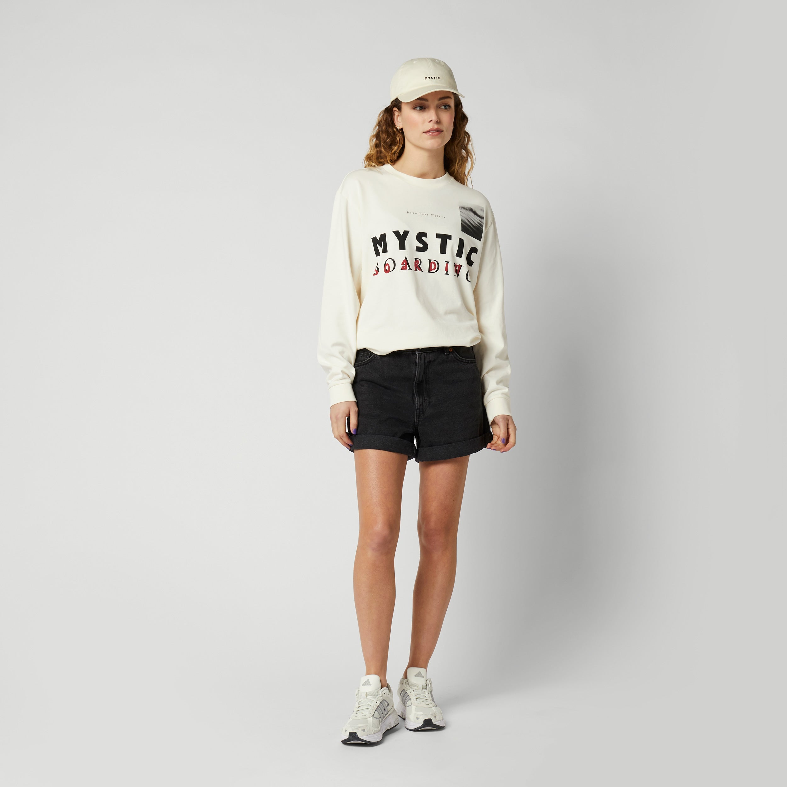 Mystic - Trace Crew Tee Women - Off White