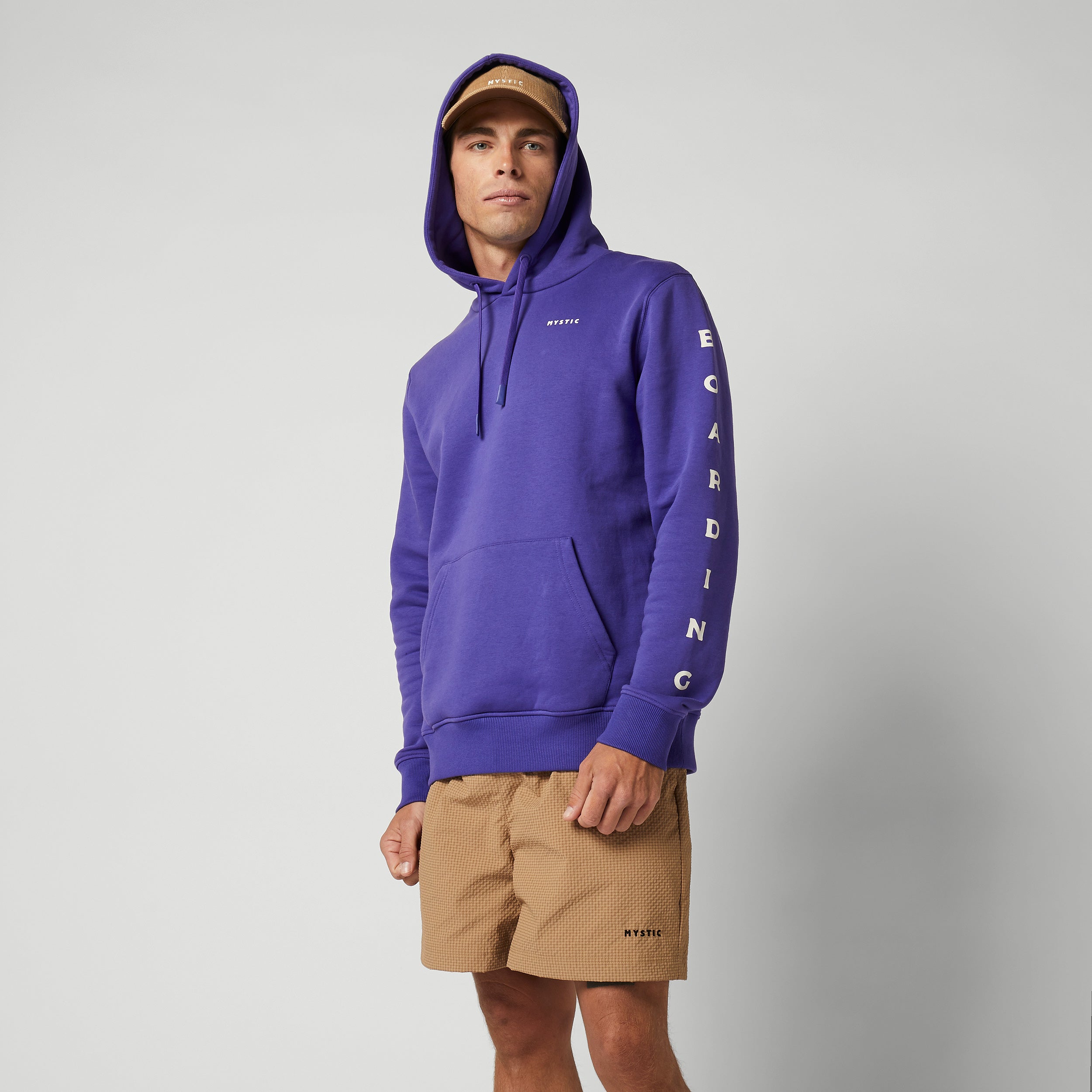 Mystic - Bolt Hood Sweat - Purple