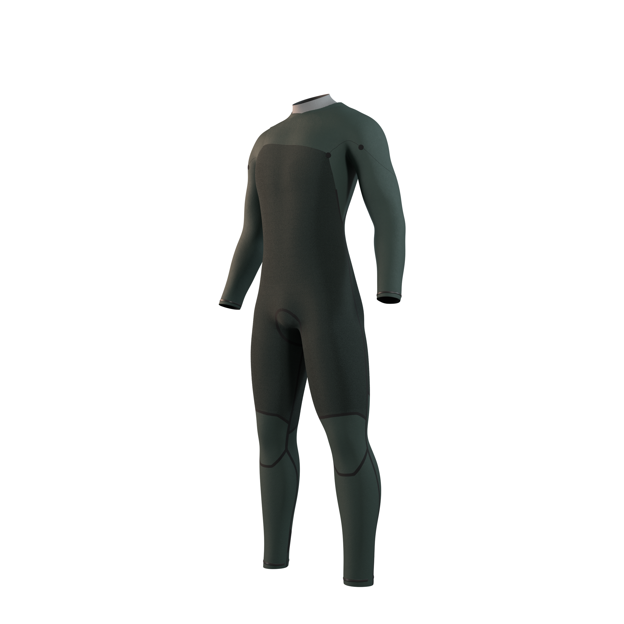 Mystic - Motion Fullsuit 4/3mm Fzip - 2025 - Black