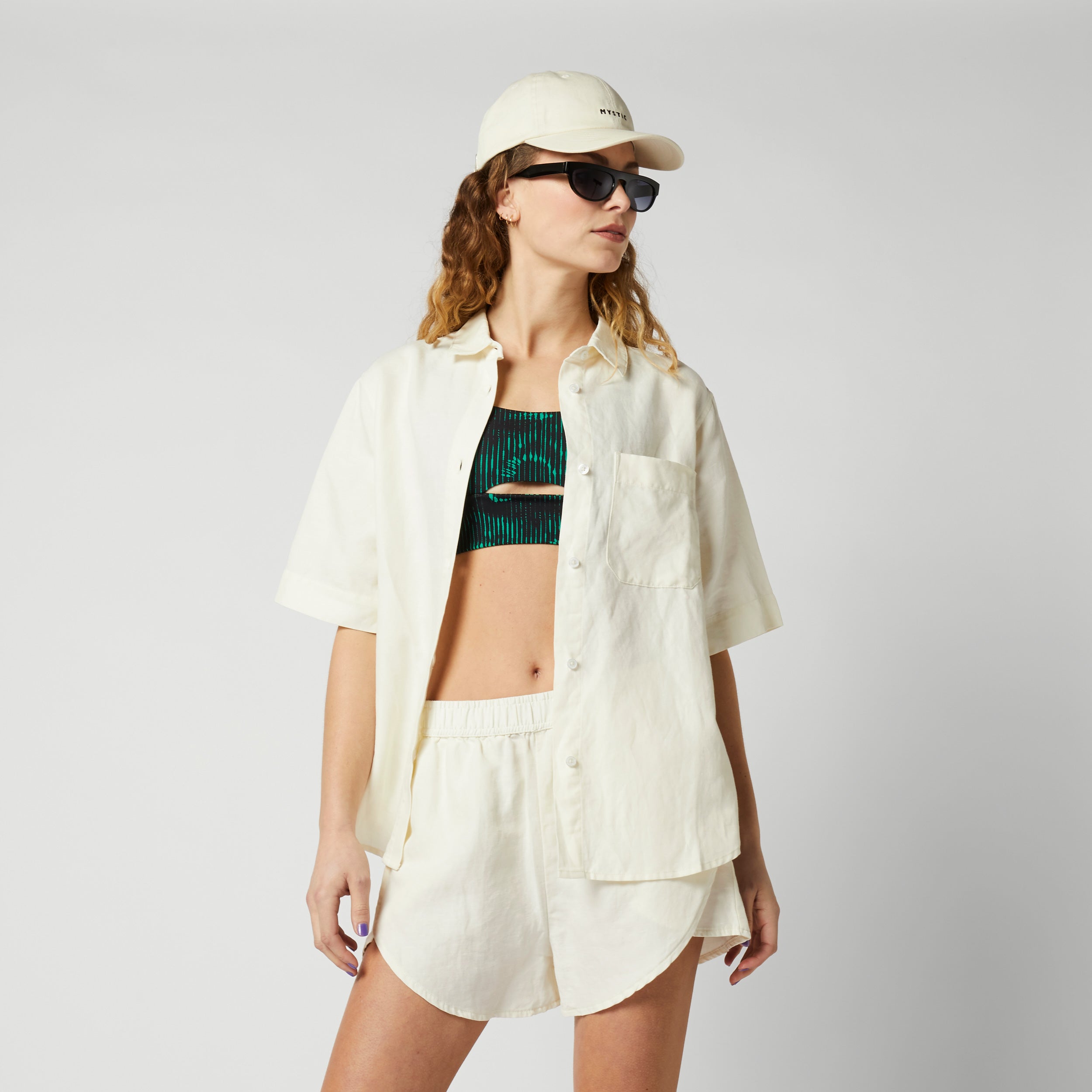 Mystic - Linen Shirt Women - Off White