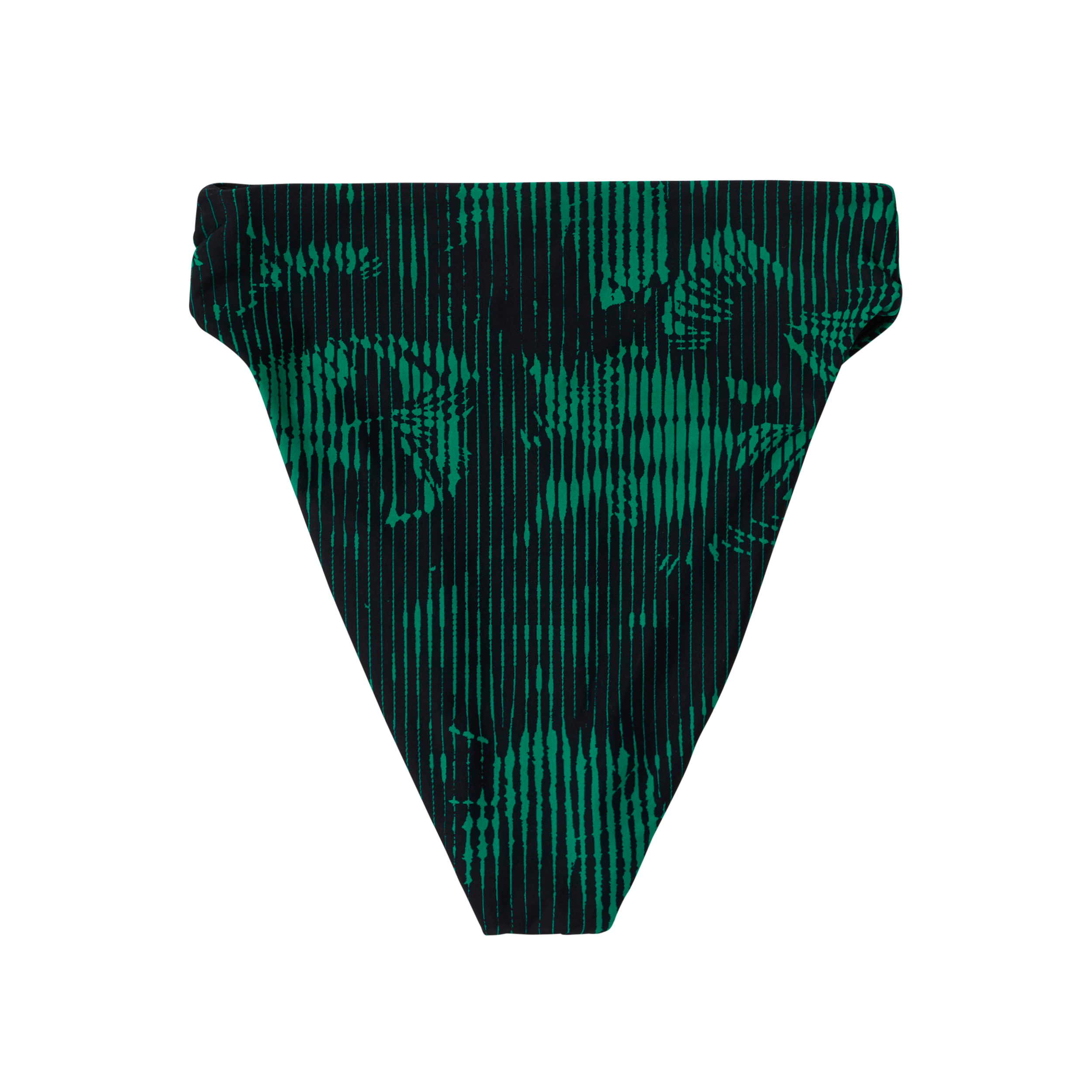 Mystic - Flashback Athletic Bikini Bottom - Black / Green