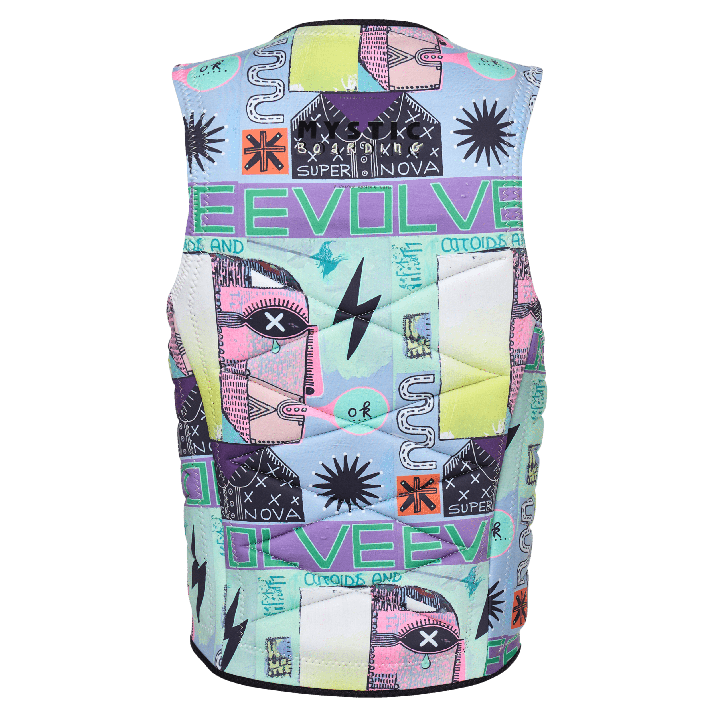 Mystic - Outlaw Impact Vest Fzip Wake