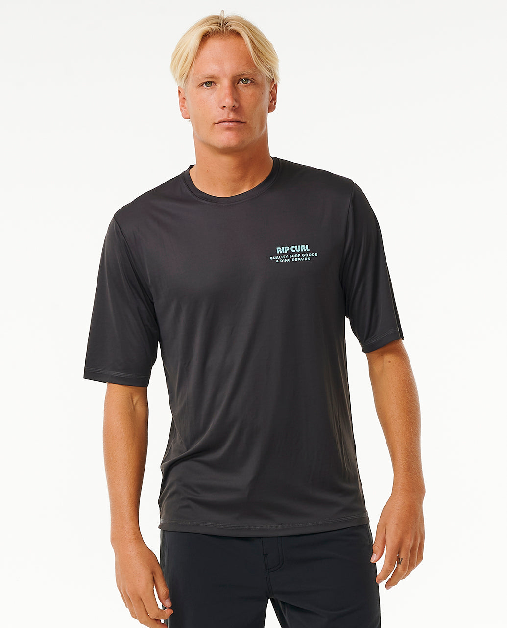 Ding repairs surflite upf s/s short sleeve rash guard