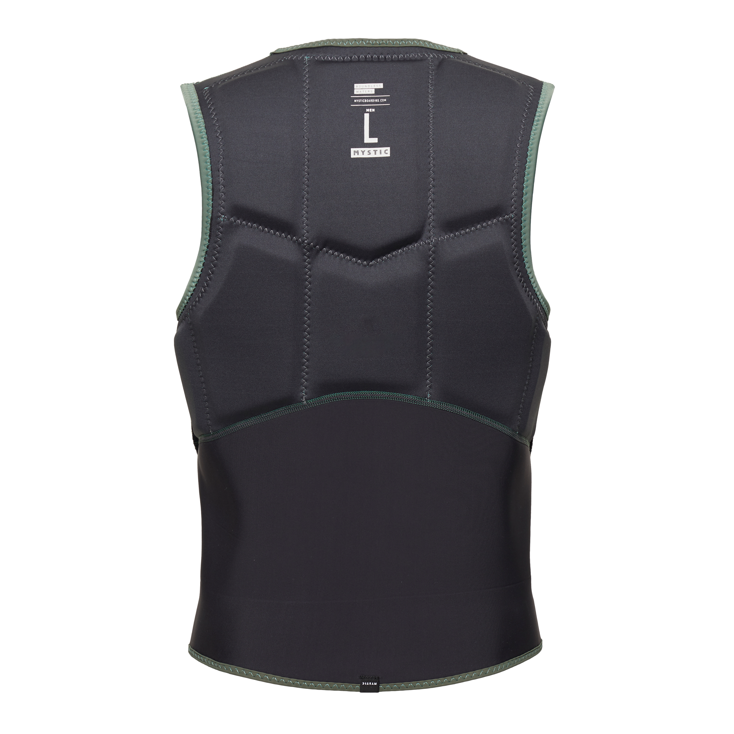 Star Impact Vest Fzip - Mørk Oliven
