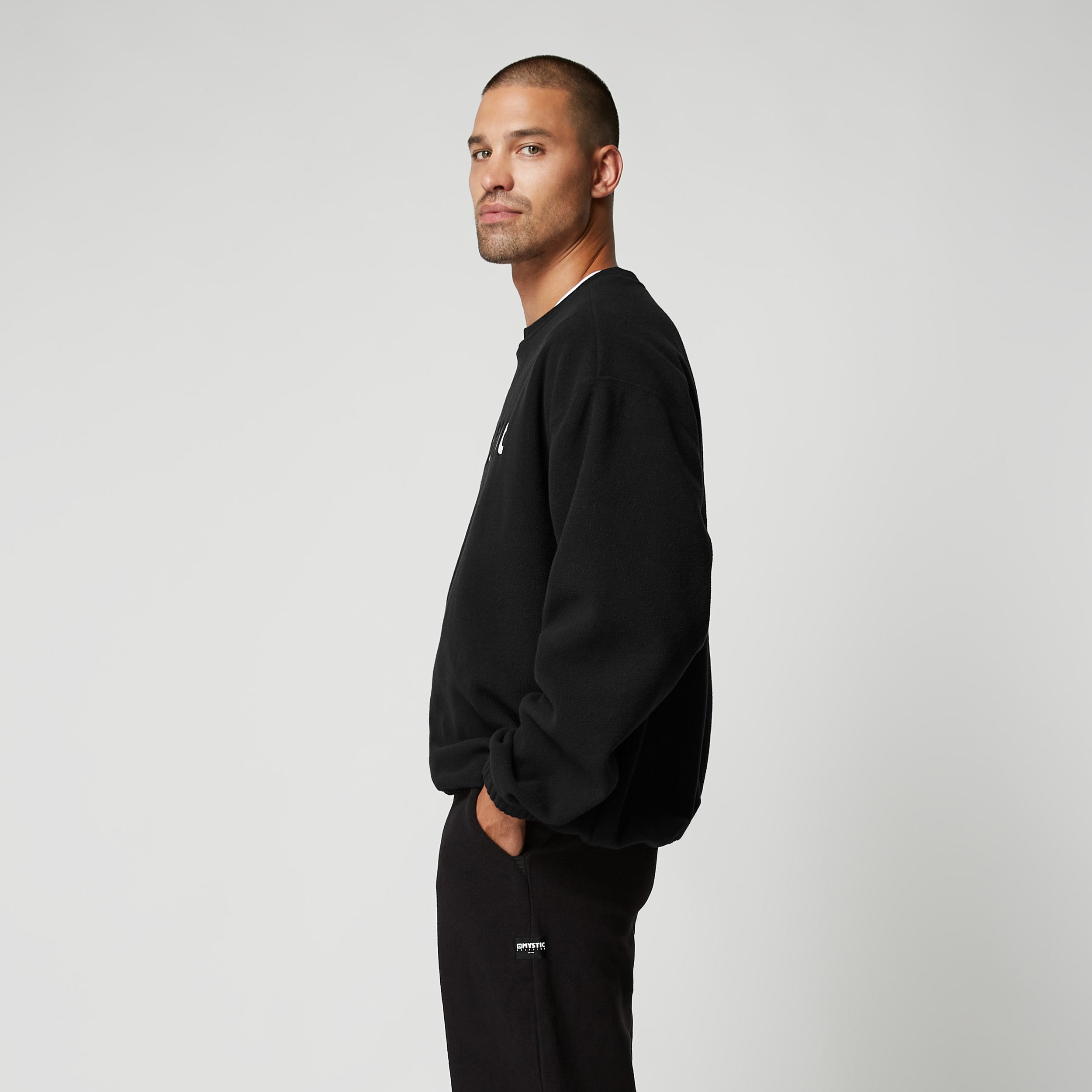 Mystic - The Heat Box Crew Sweat - Black
