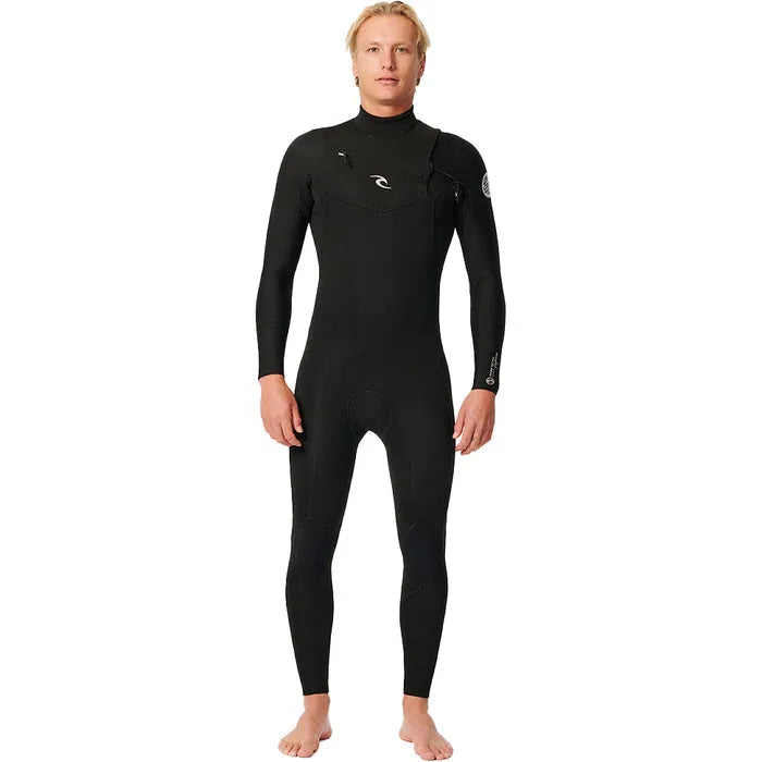 Rip Curl Dawn Patrol Black 5/3 Chest Zip Wetsuit