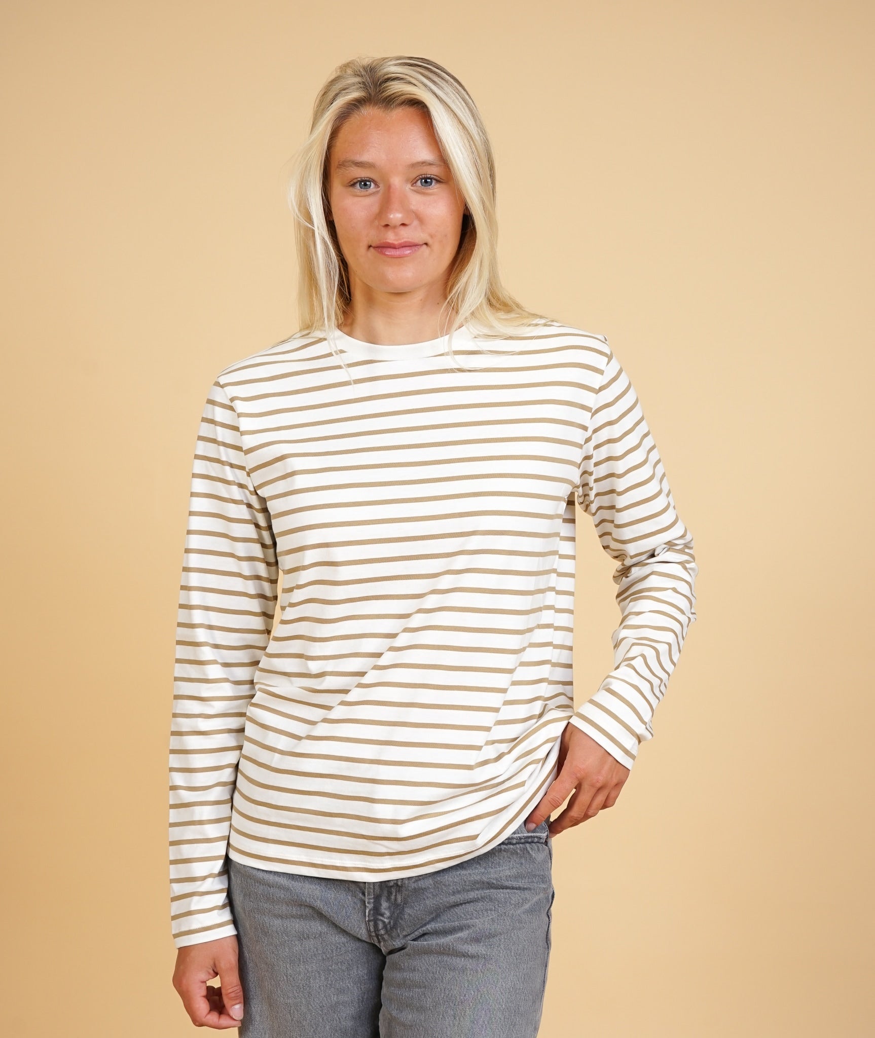 Striped Women'S Casual Ls T-Shirt