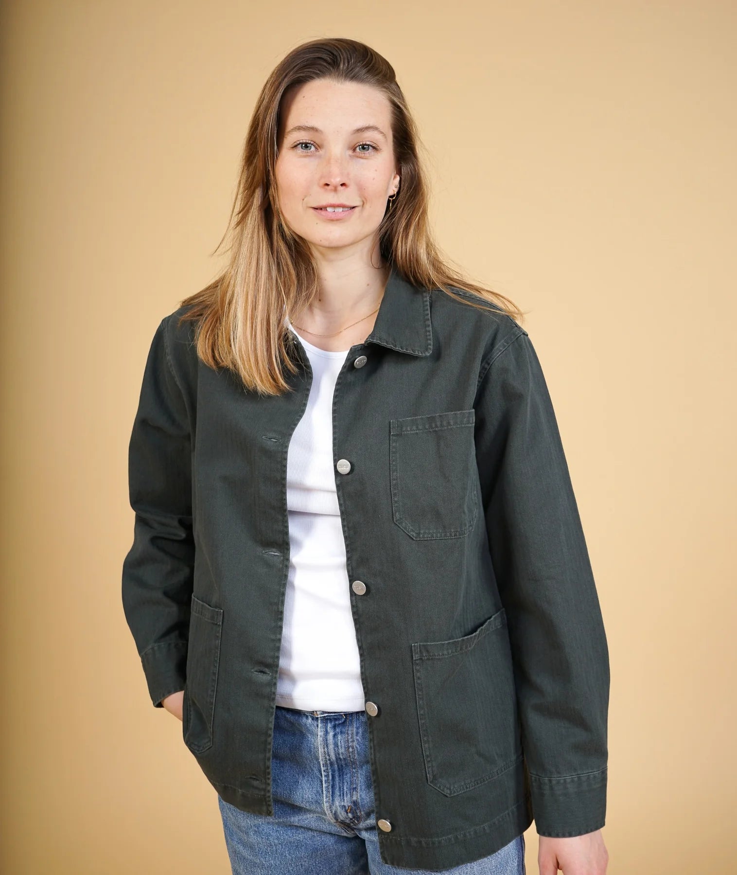 Courtney Women'S Herringbone Overshirt
