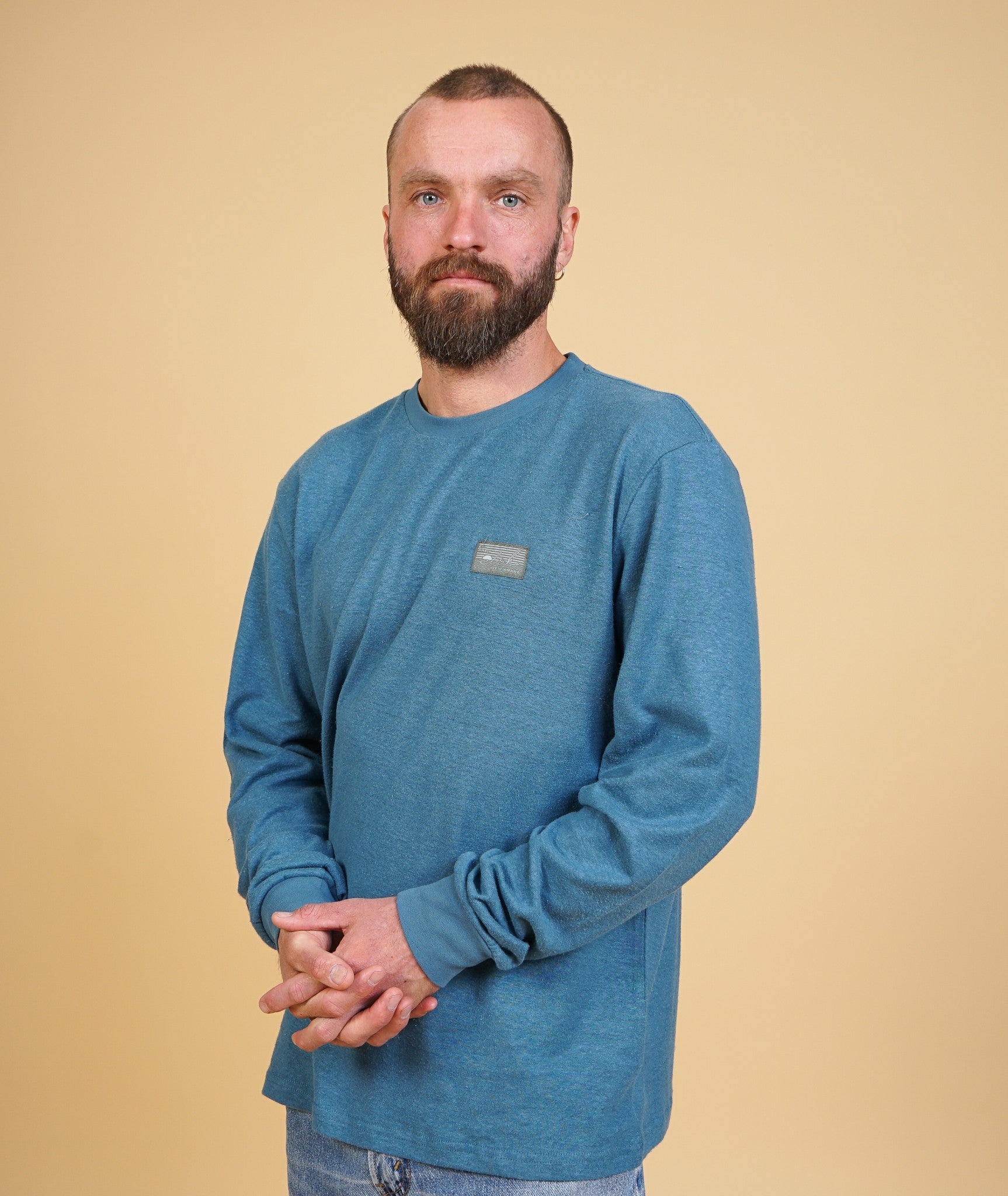 Sunsign Pch Men'S Hemp Ls T-Shirt