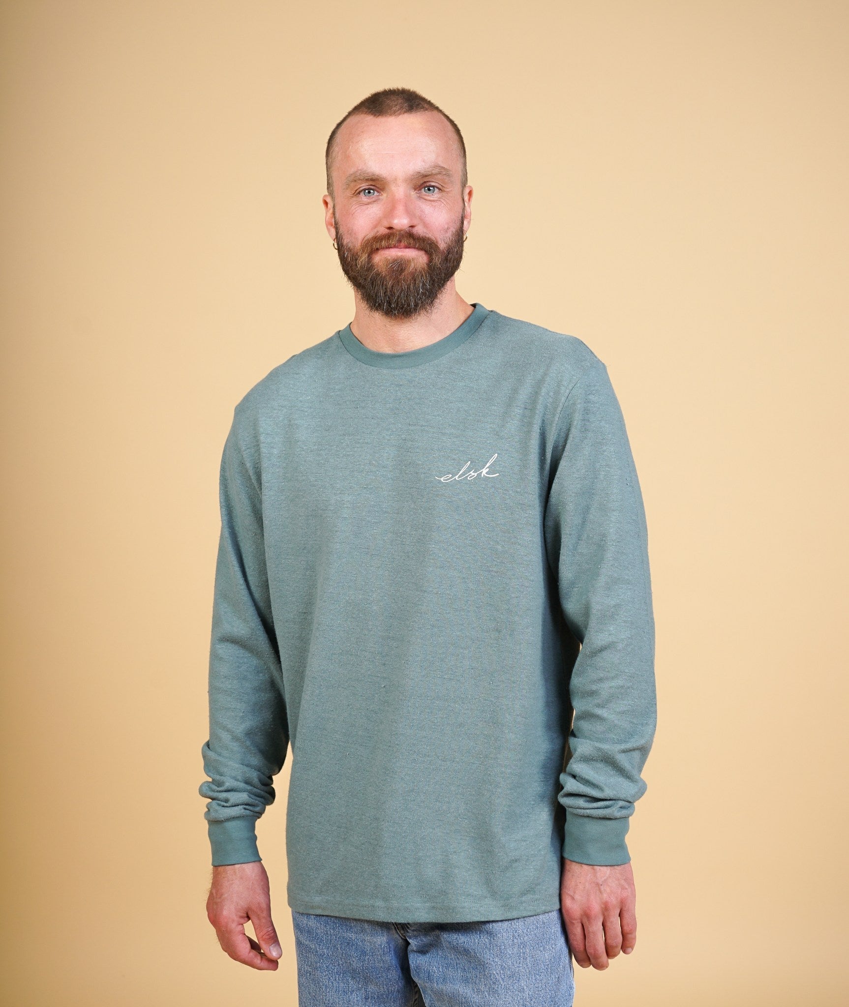 Sunsign Bp Men'S Hemp Ls T-Shirt