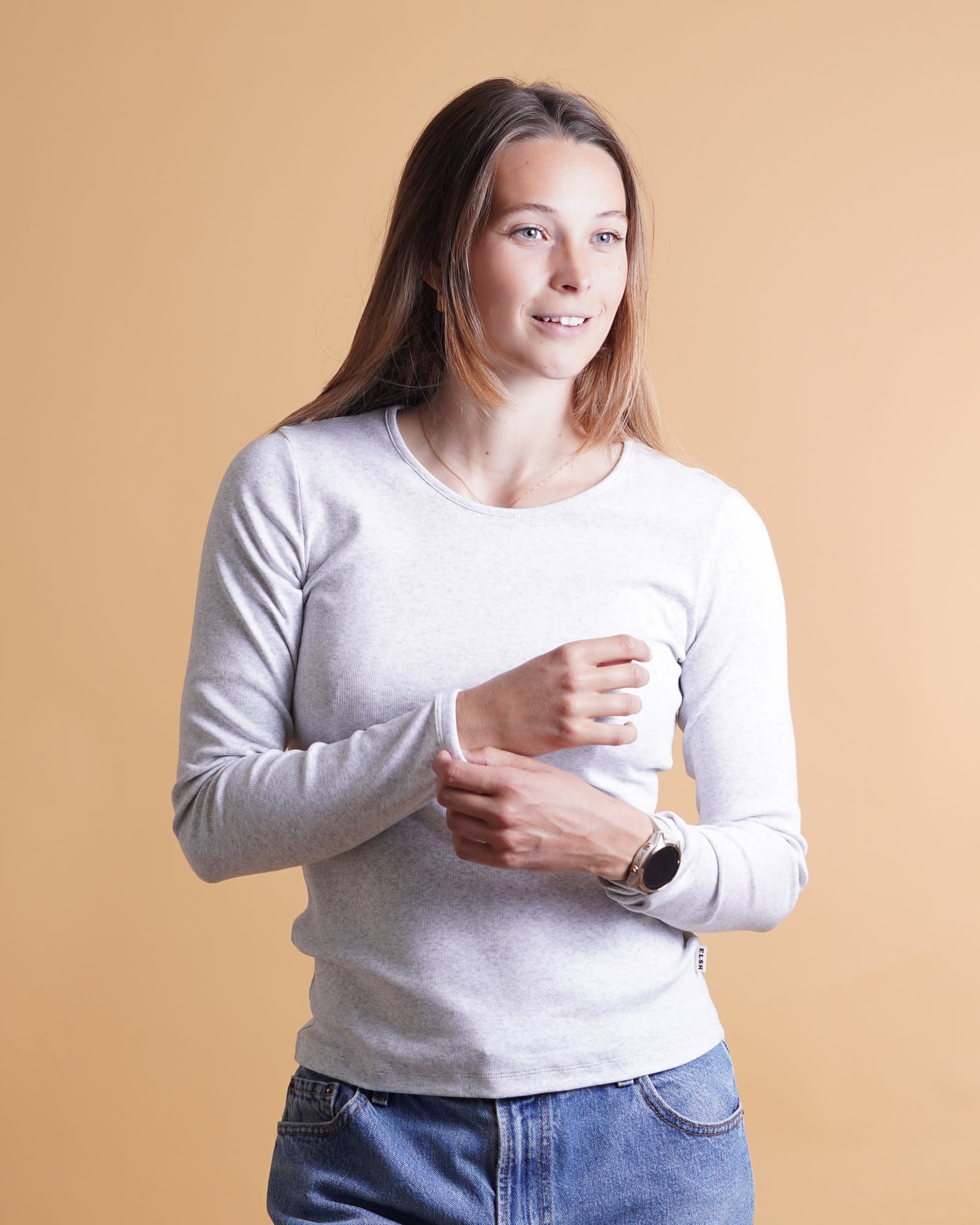 Rib Women'S Ls T-Shirt