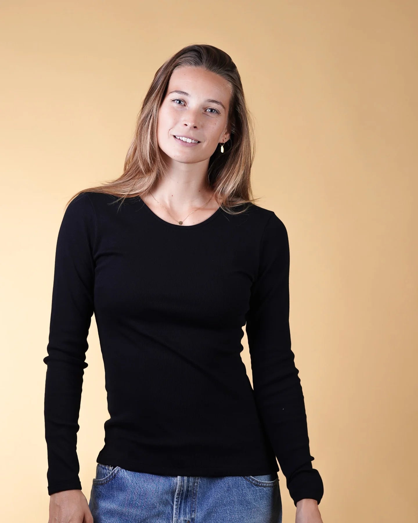 Rib Women'S Ls T-Shirt