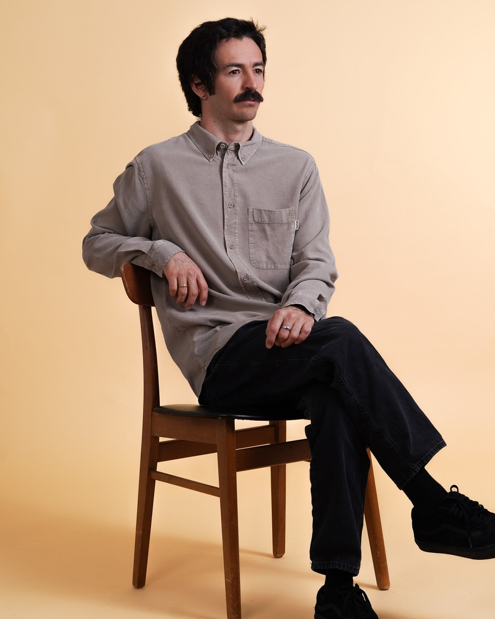 Lyocell Men'S Ls Shirt