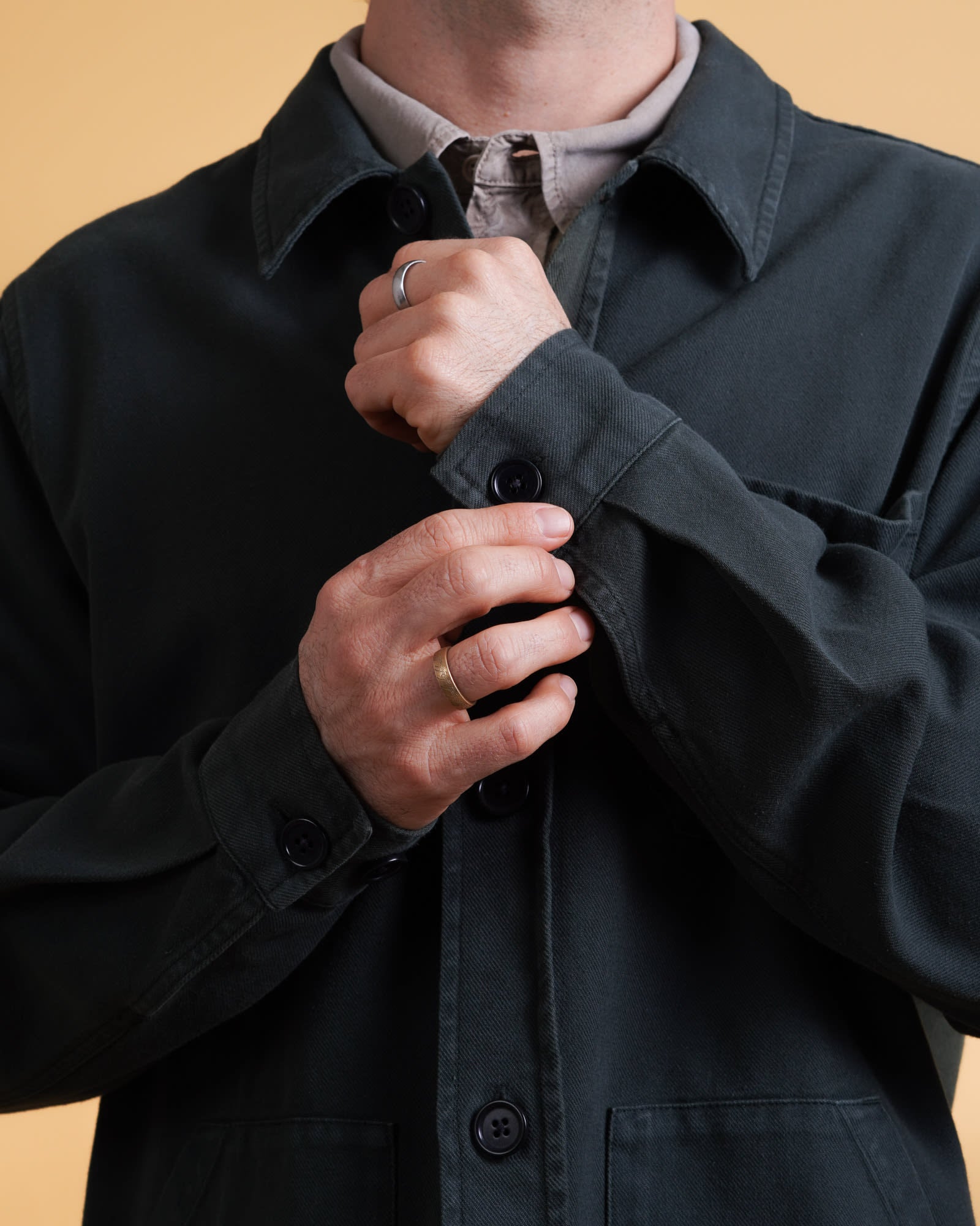 Twill Men'S Overshirt
