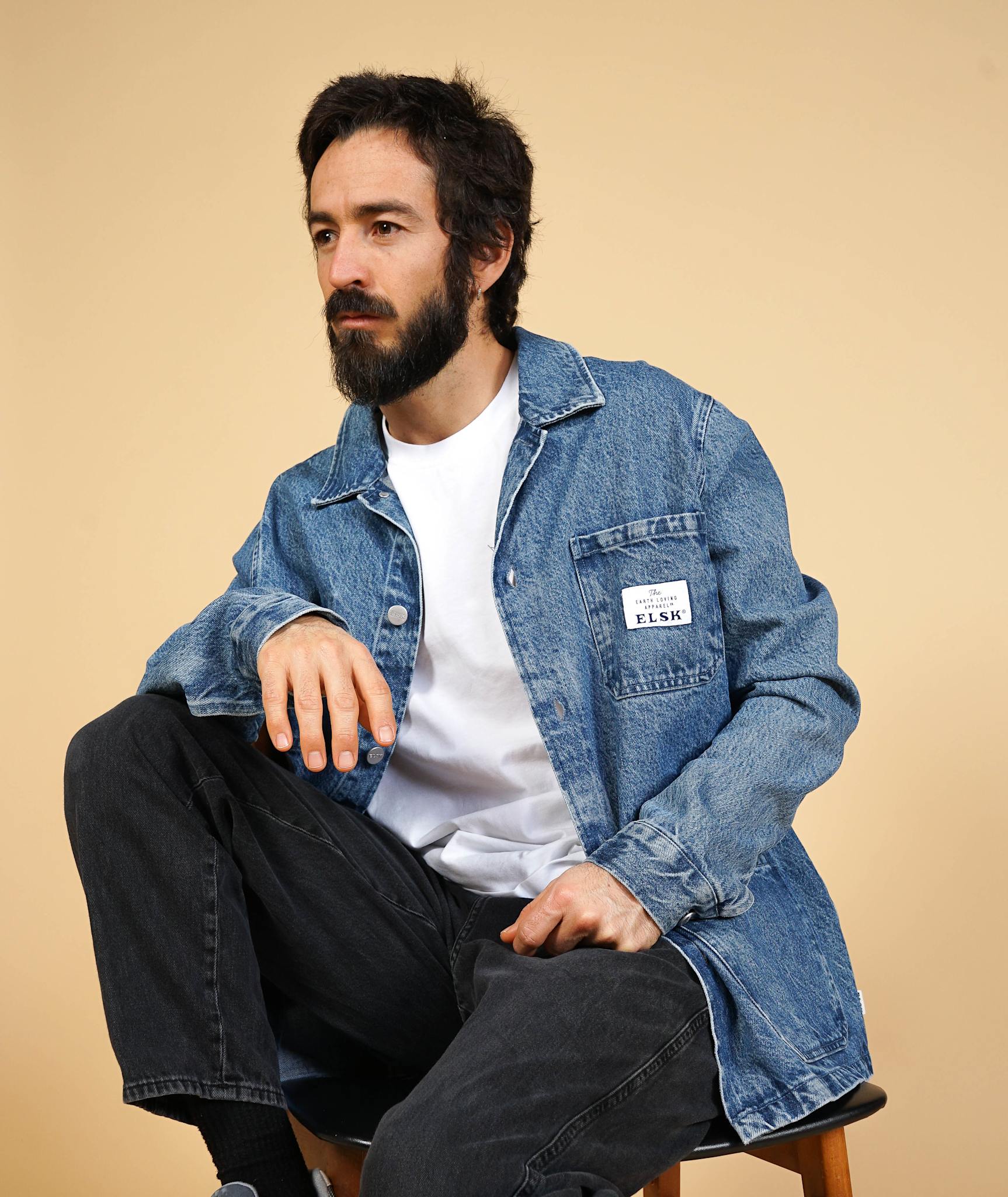 Denim Men'S Overshirt