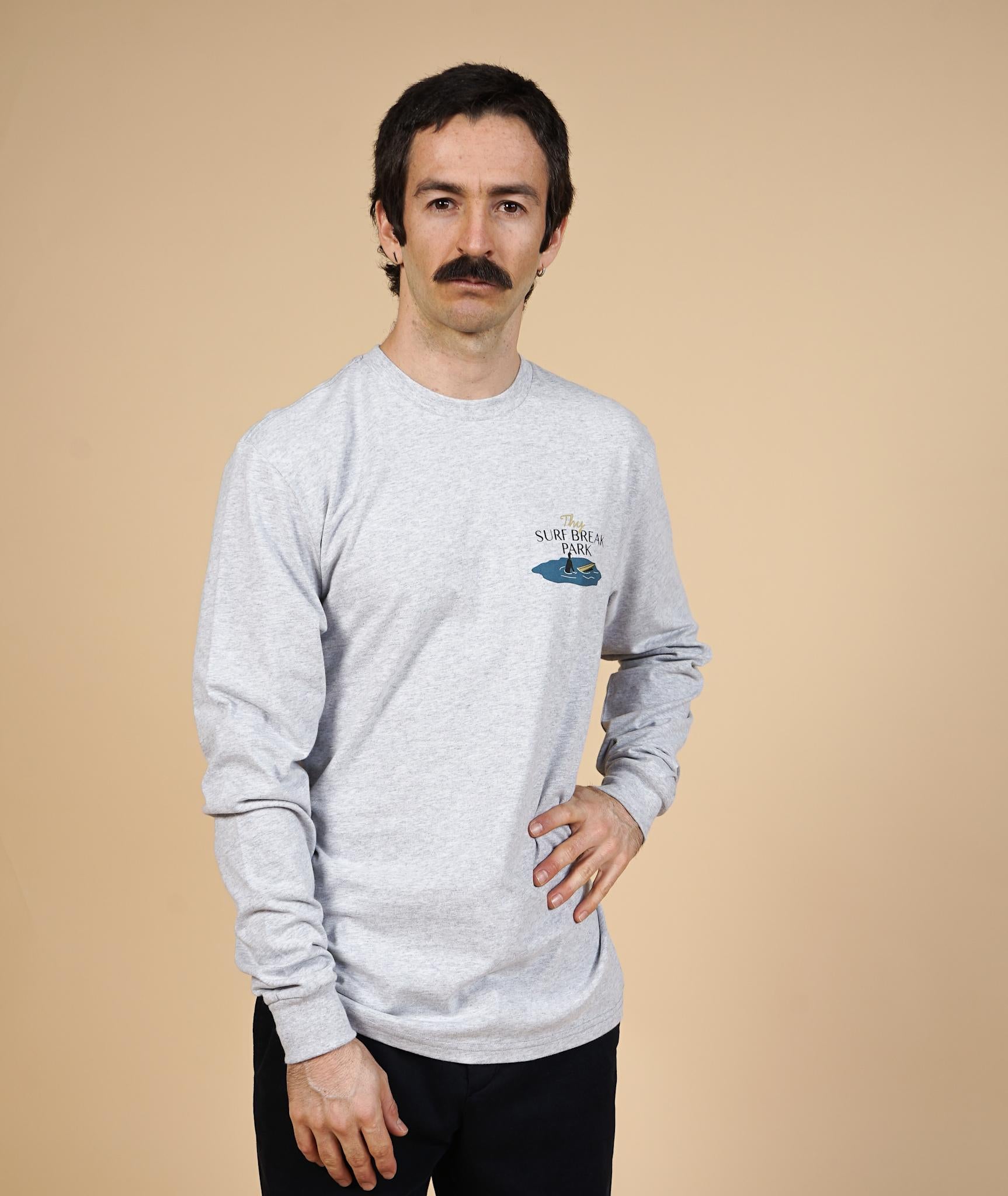 Surf Park Ch Men'S Brushed Ls T-Shirt