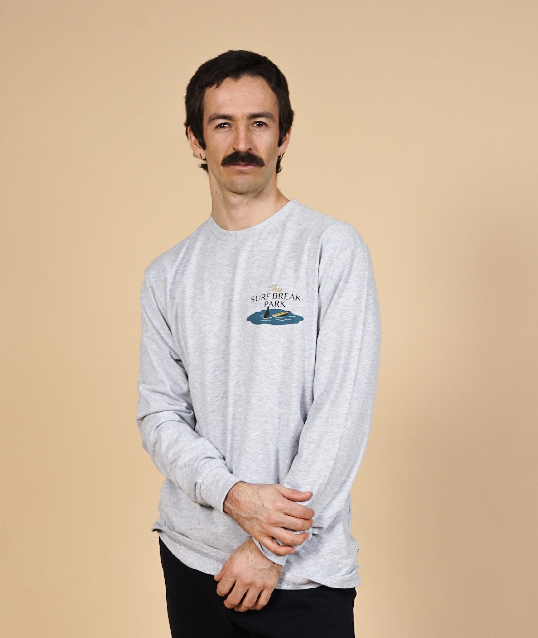 Surf Park Ch Men'S Brushed Ls T-Shirt