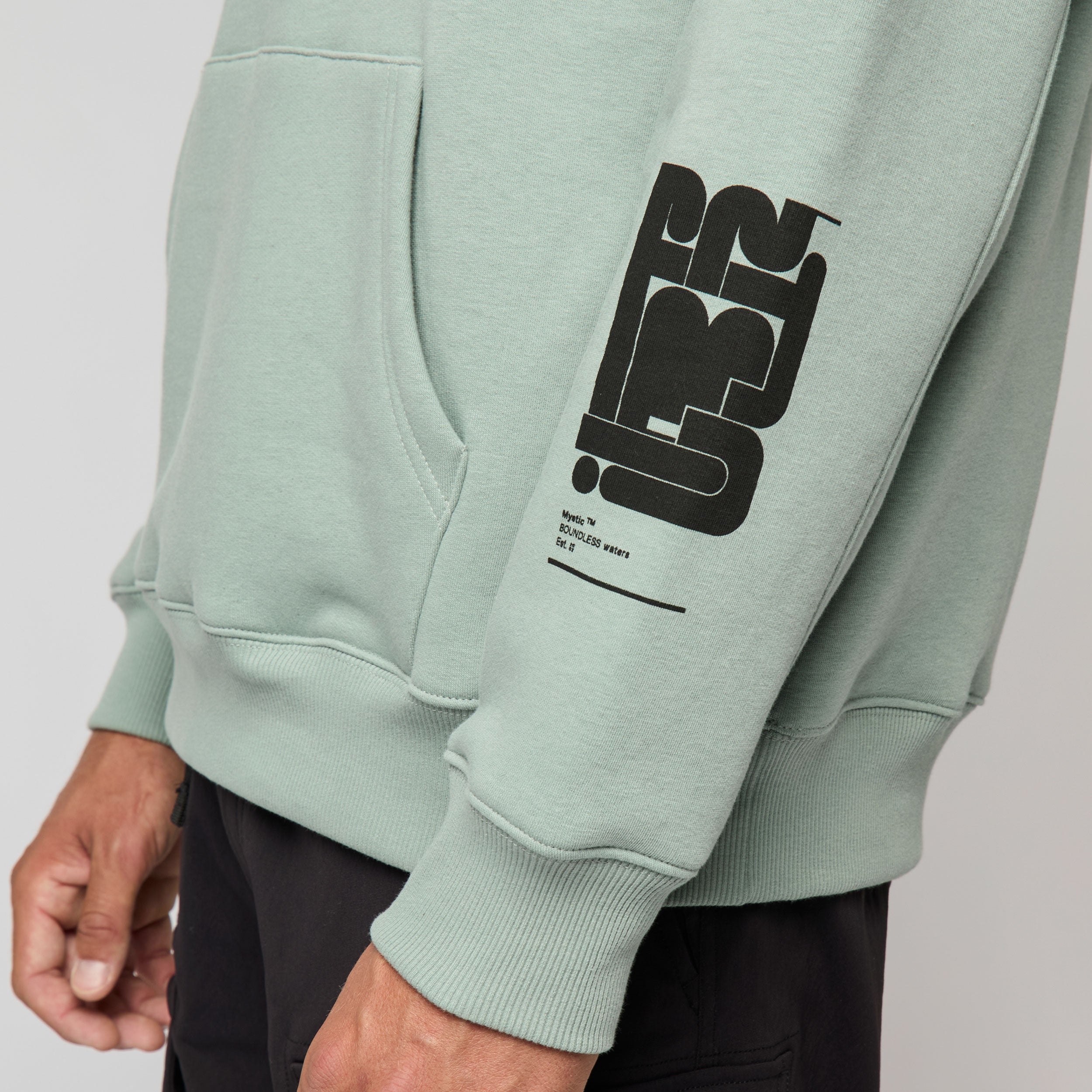 Mystic - Boundless Hood Sweat - Frozen Green