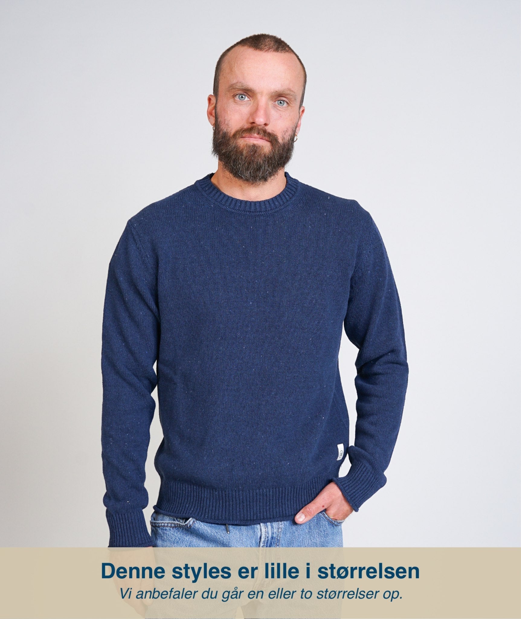 Recycled Denim Men'S Knit