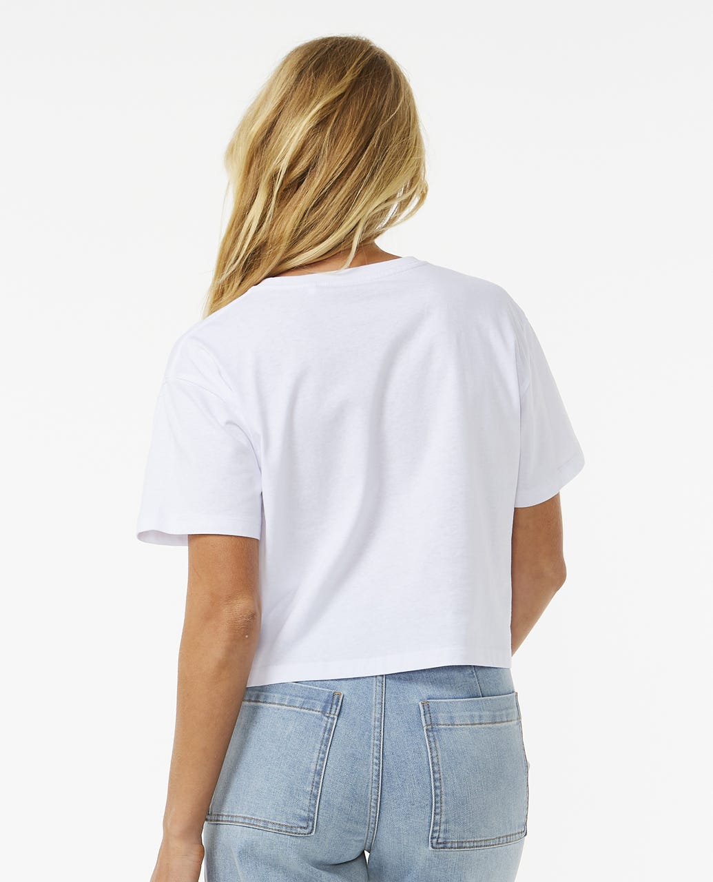 Block Party Crop Short Sleeve Tee