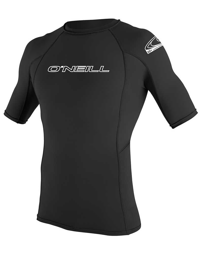 Basickins S/S Rash Guard - Black