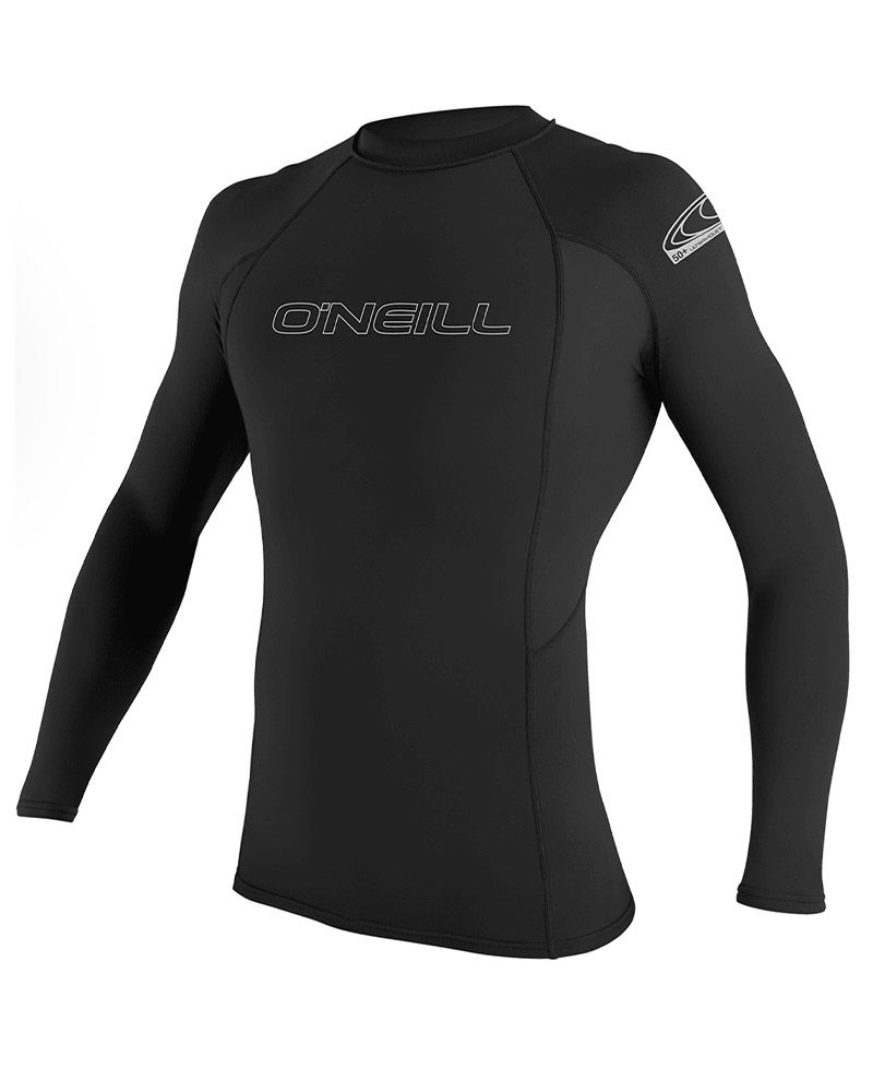 Basickins L/S Rash Guard - Black