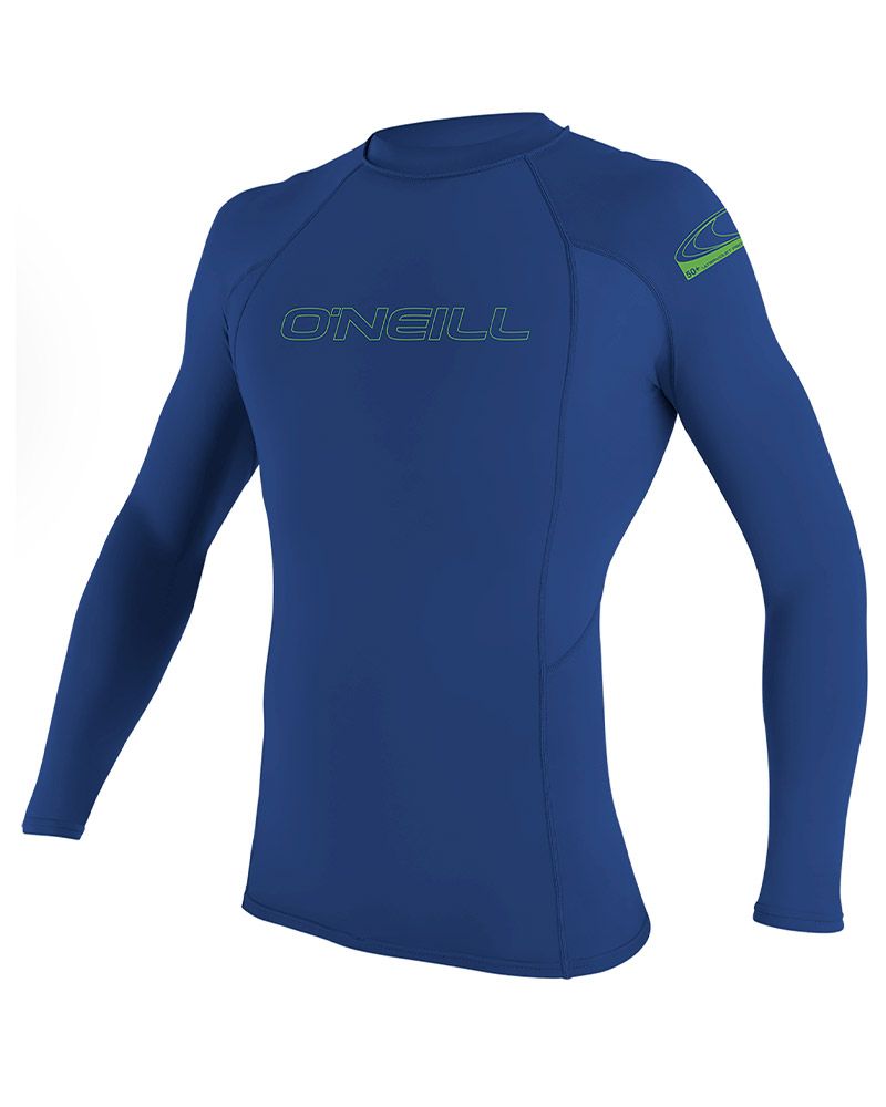 Youth Basickins L/S Rash Guard - Pacific